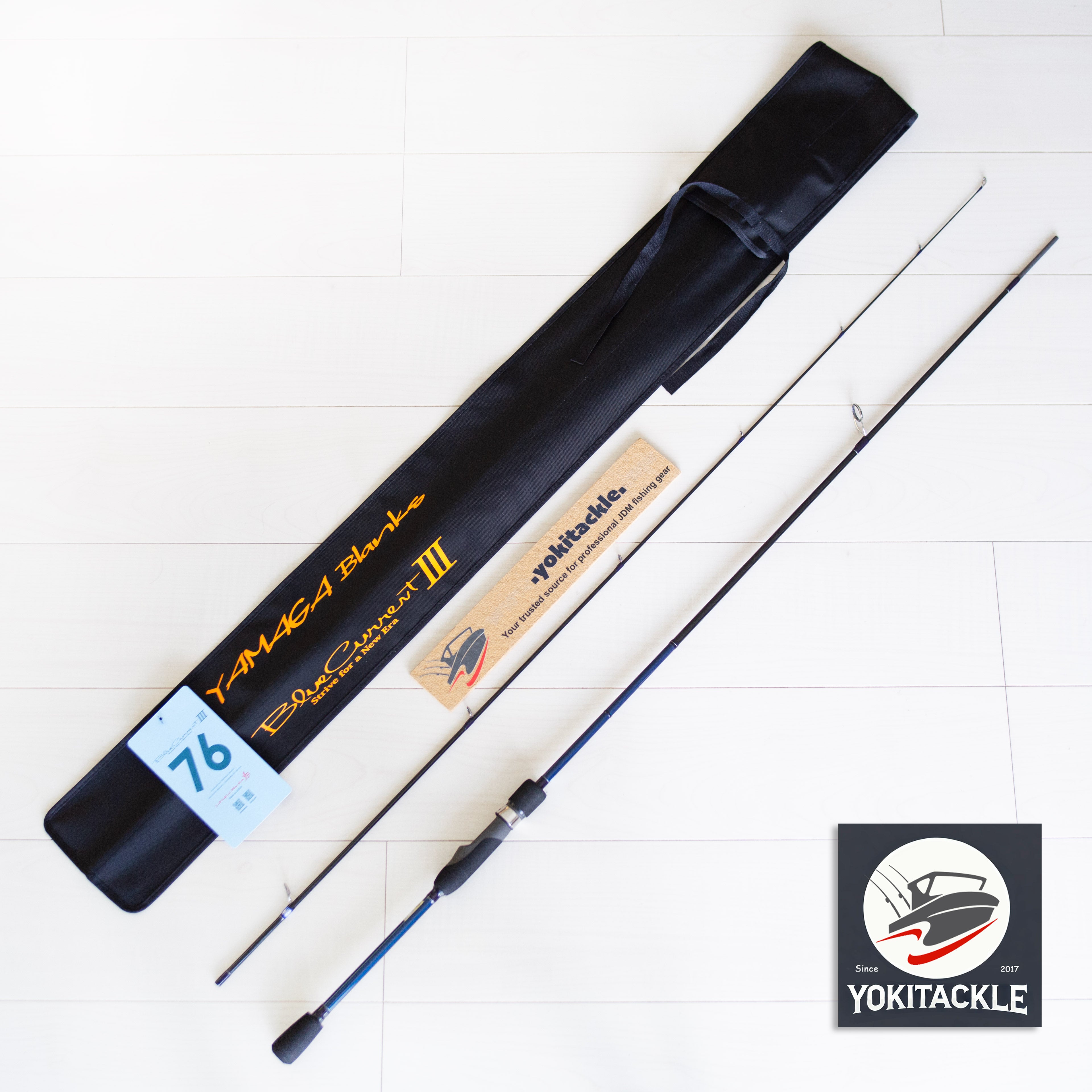 Brand New YAMAGA Blanks BlueCurrent Ⅲ 76 Stream Spinning Rod