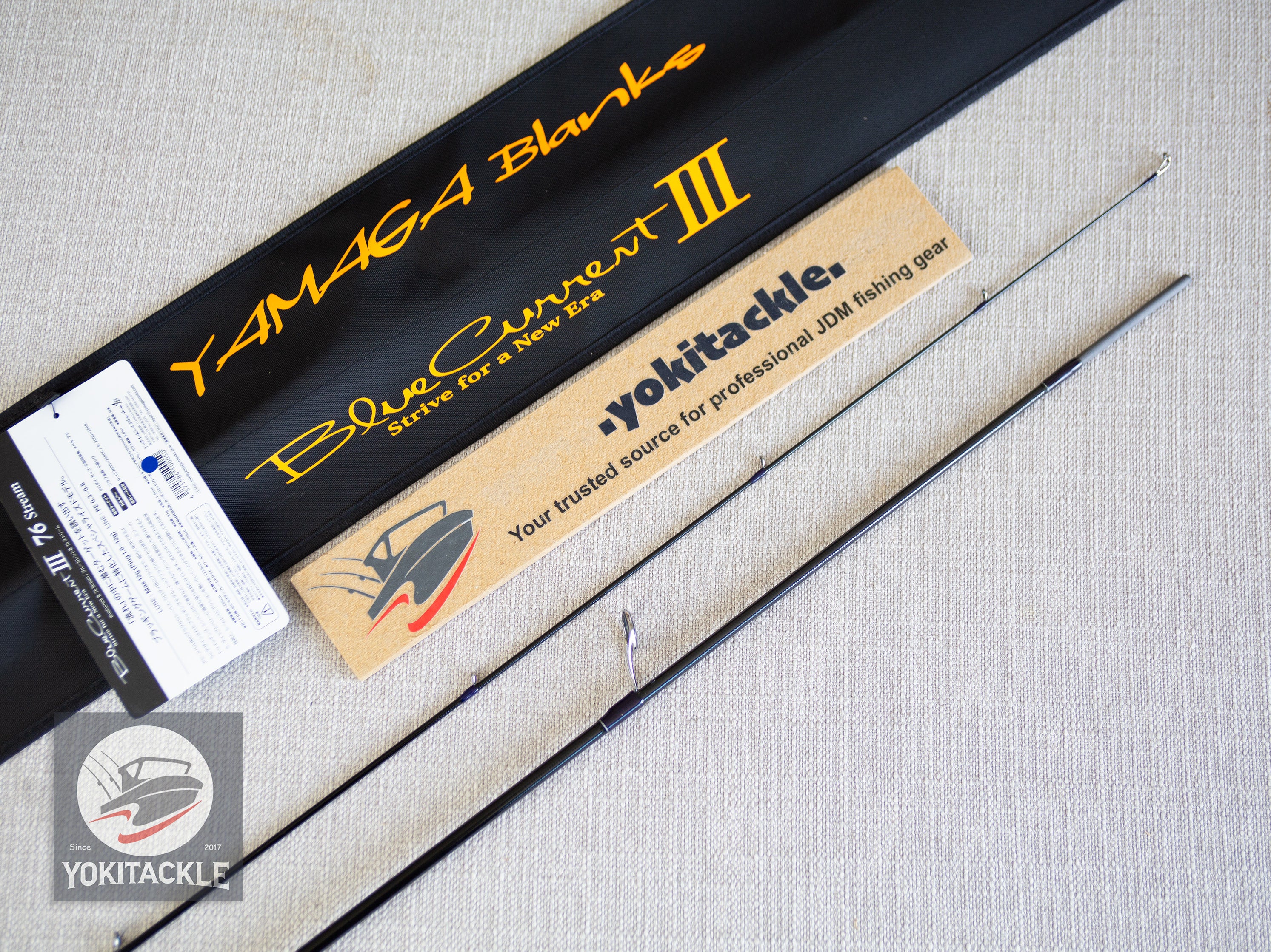 Brand New YAMAGA Blanks BlueCurrent Ⅲ 76 Stream Spinning Rod