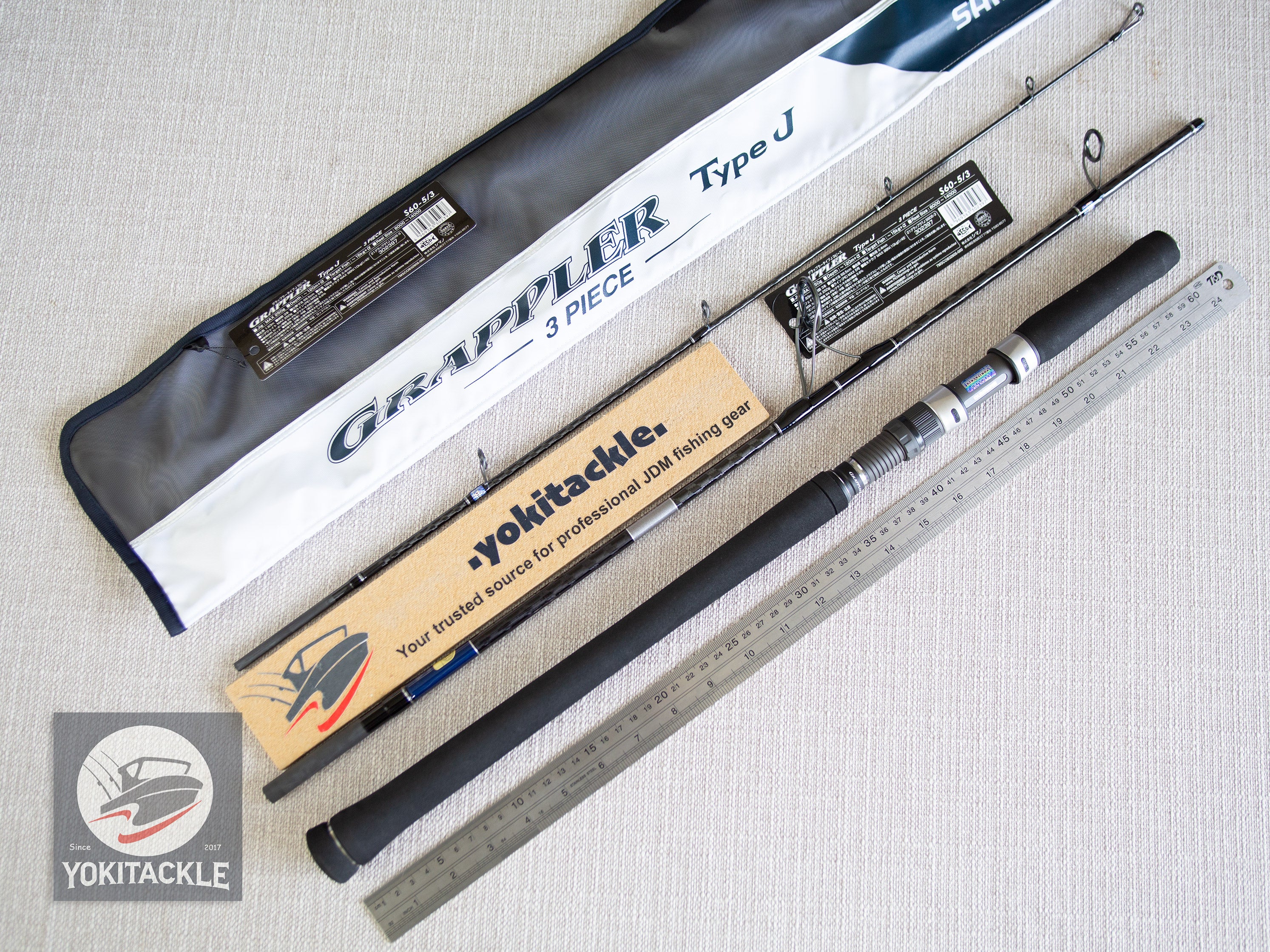 Shimano 21 GRAPPLER Type J S60-5/3 Spinning 3 Piece rod