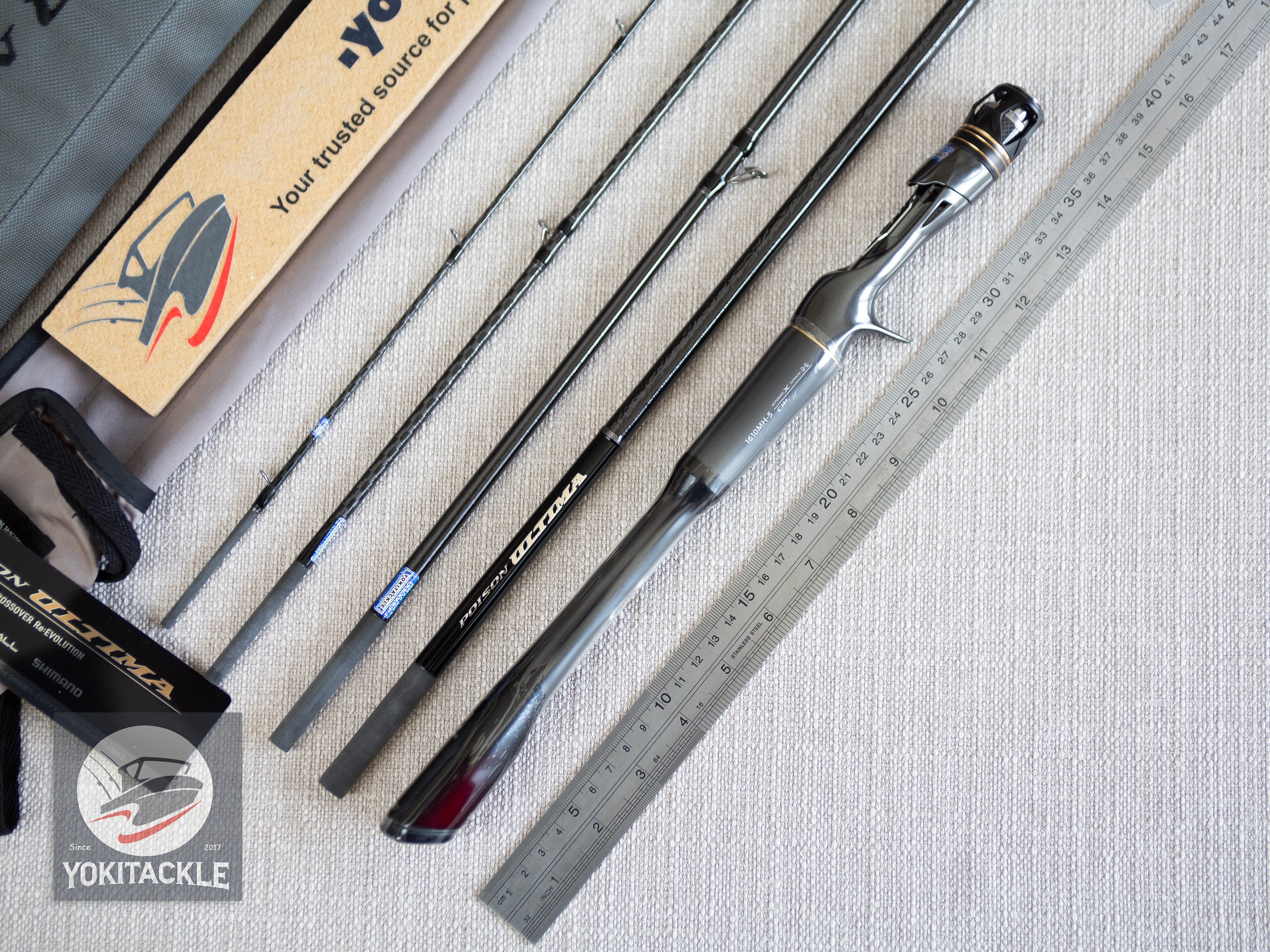 Brand New JACKALL/SHIMANO POISON ULTIMA 1610MH-5 Piece Baitcasting rod