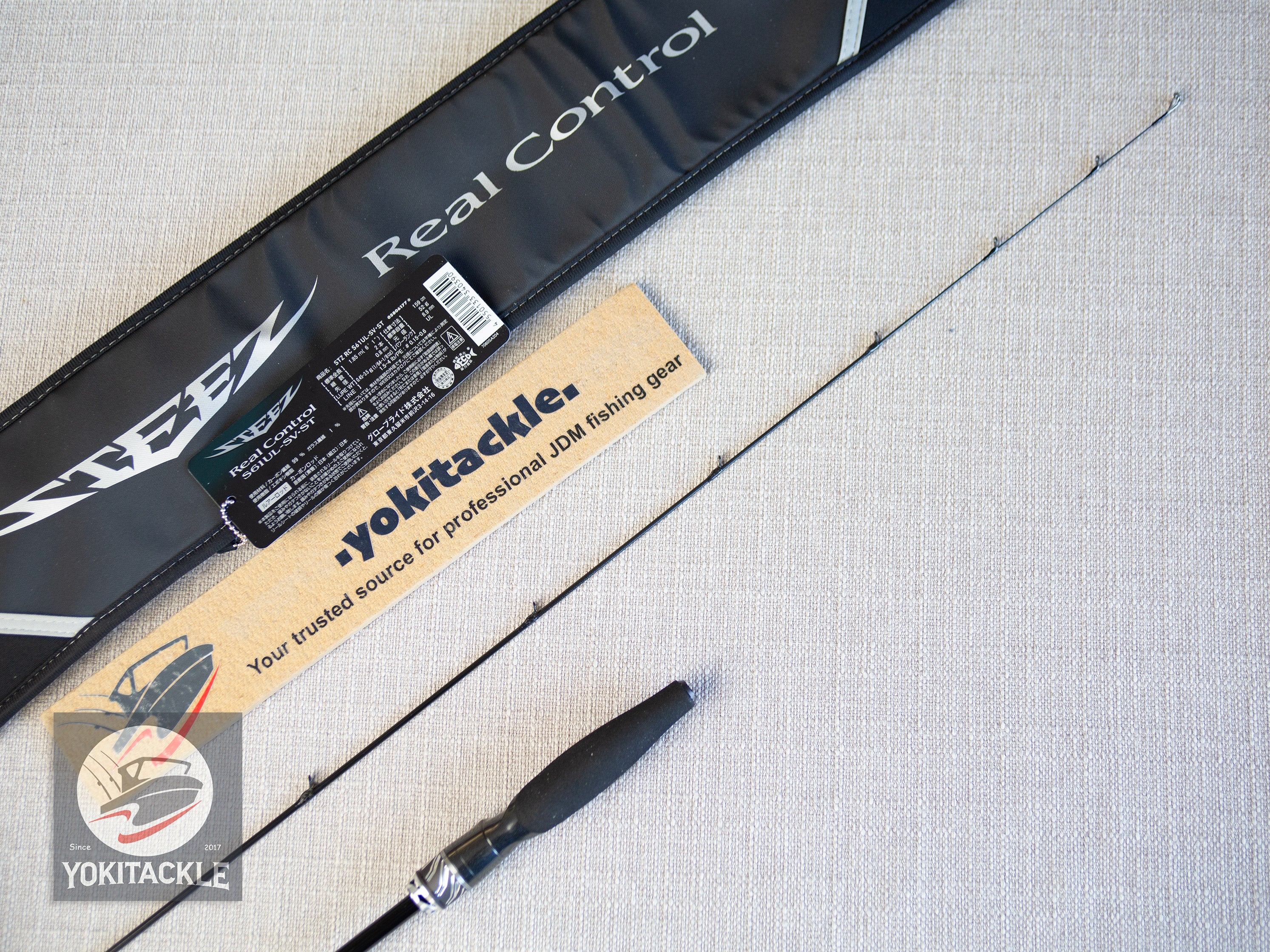 Daiwa STEEZ REAL CONTROL S61UL-SV-ST Spinning Rod for Bass