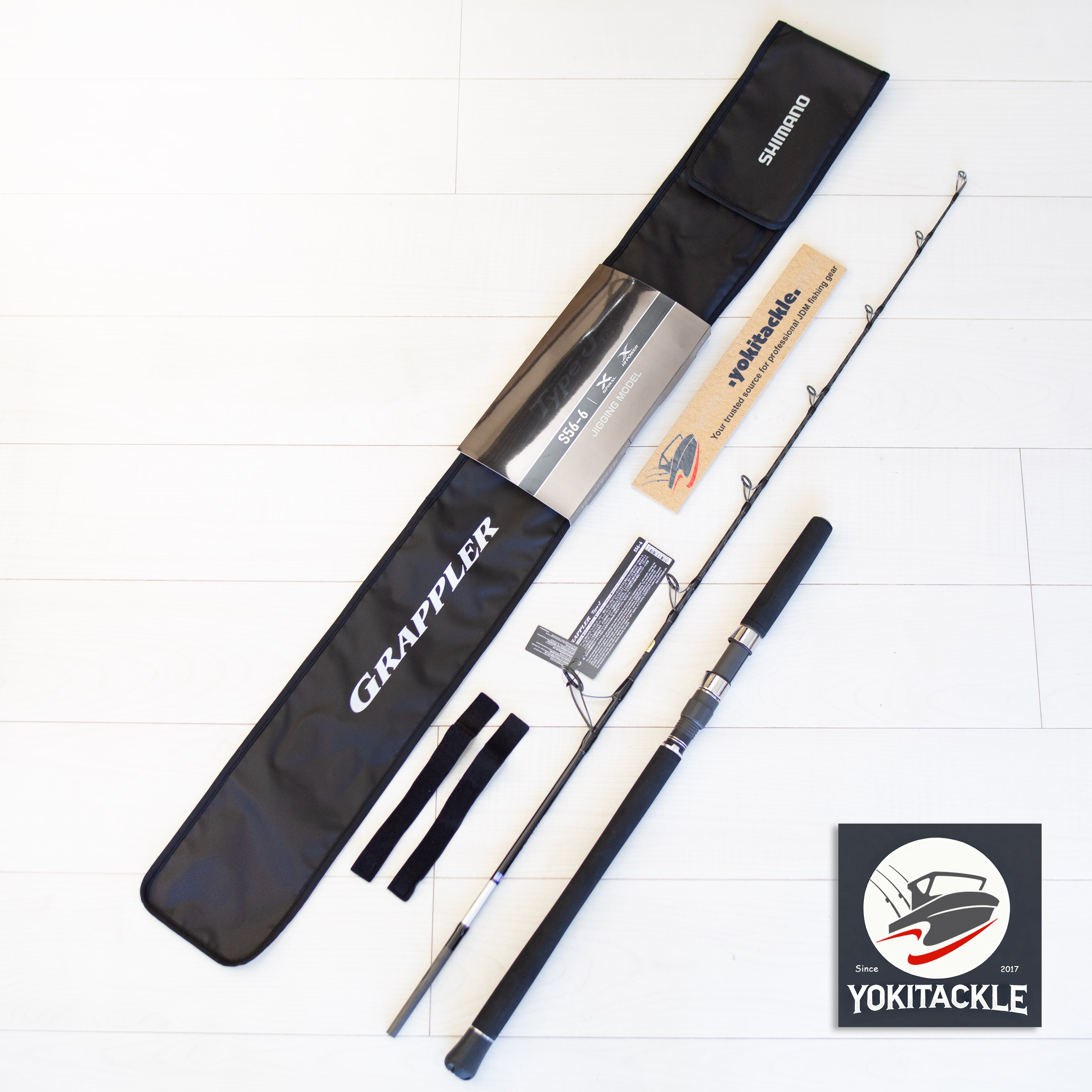 shimano 2 piece jigging rod Shimano 25 Grappler Type J S56-6 Jigging Spinning Rod – YOKI Tackle Fishing  Gear Emporium