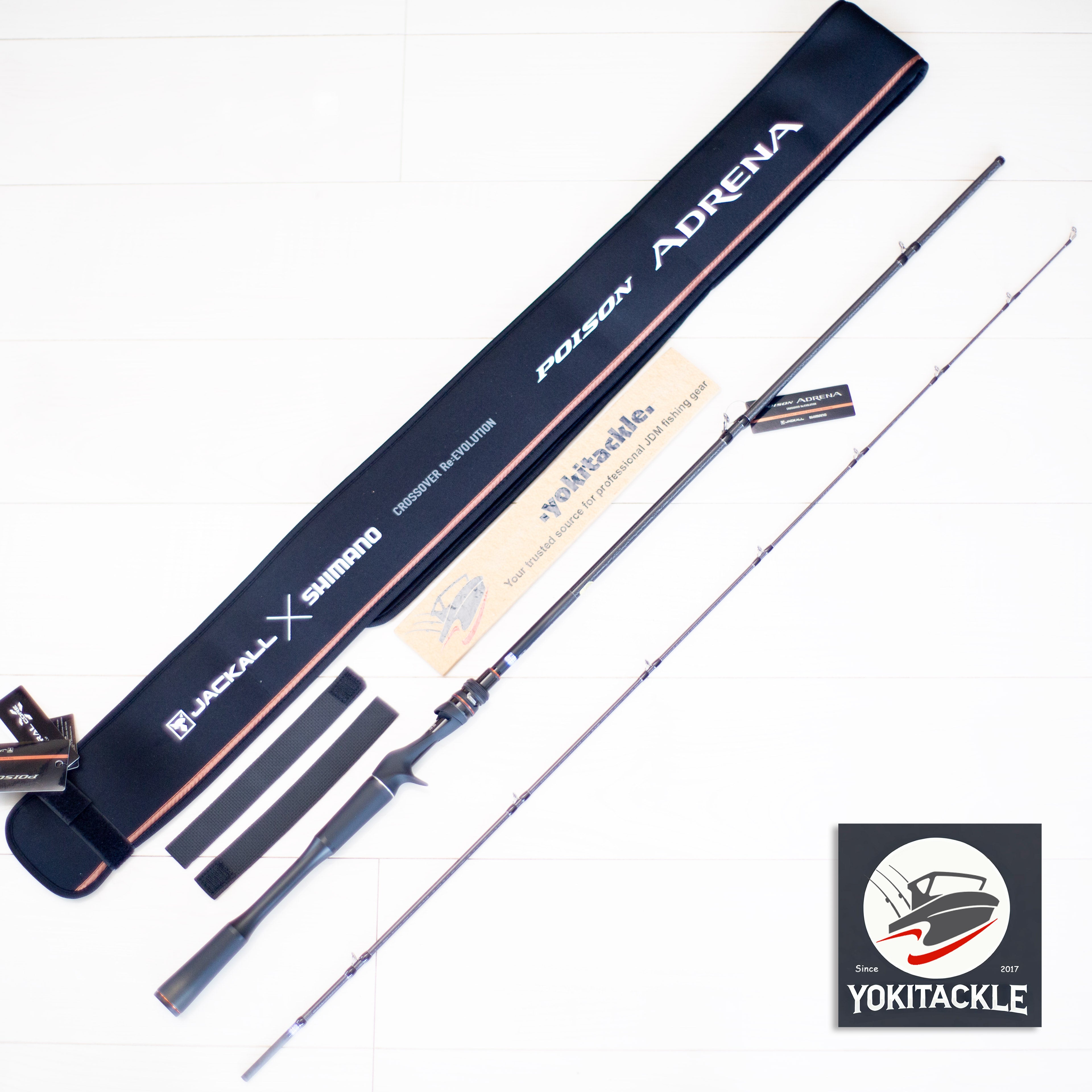 Shimano JACKALL 24 Poison Adrena 166H-SB/2 Baitcasting rod – YOKI