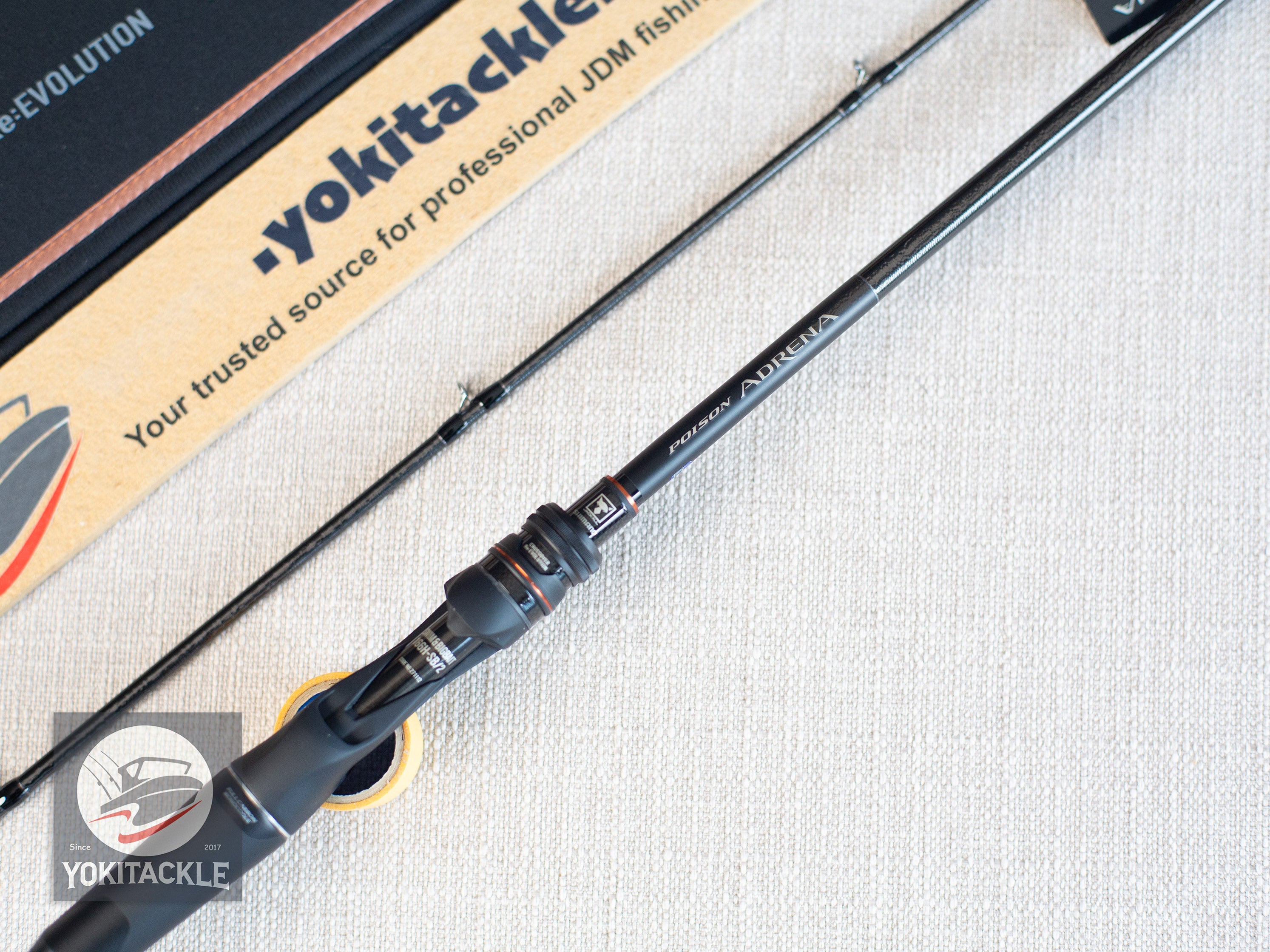 SHIMANO JACKALL／POISON ADRENA 166H Shimano JACKALL 24 Poison Adrena 166H-SB/2 Baitcasting rod – YOKI