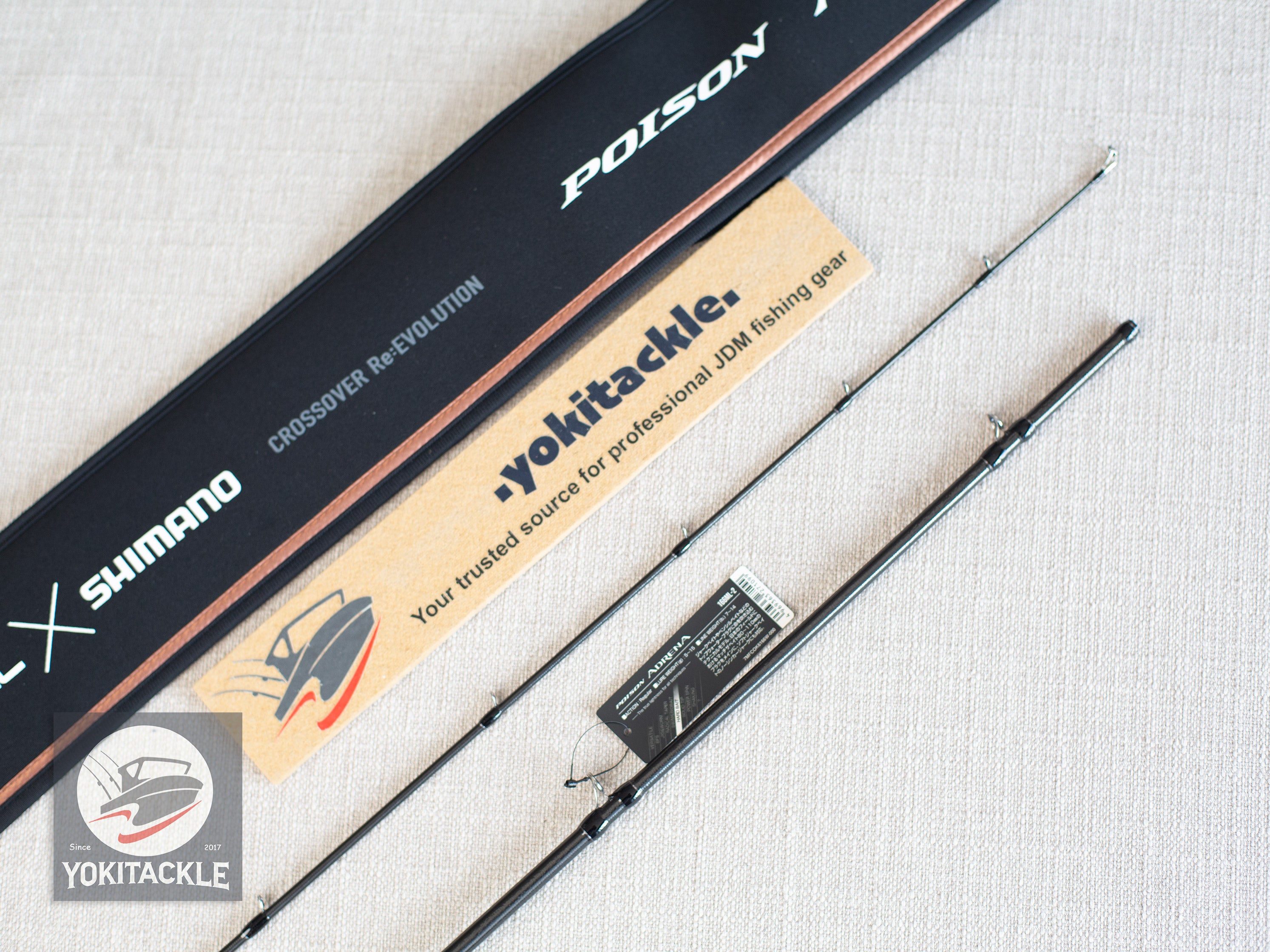 Shimano JACKALL 24 Poison Adrena 166ML-2 Baitcasting rod