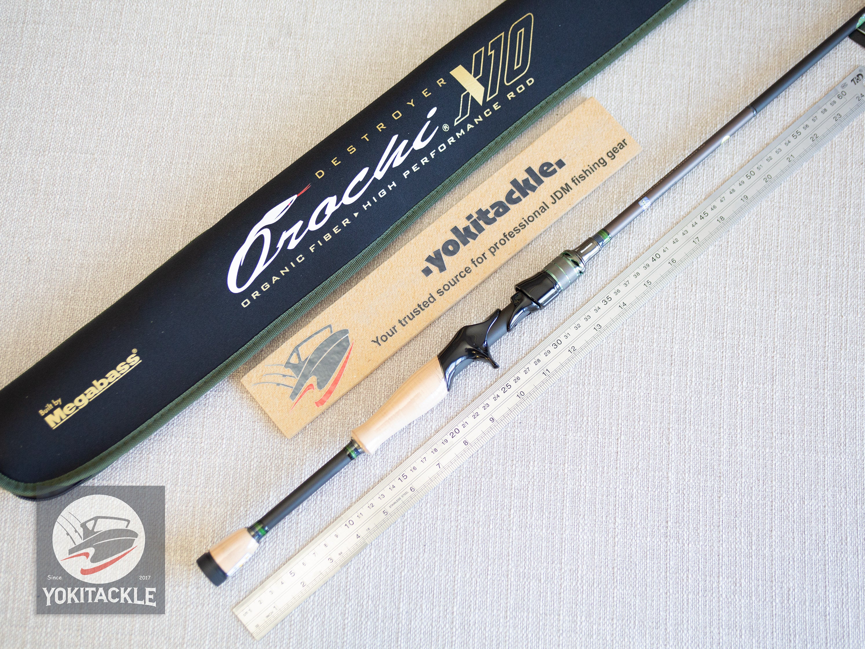 Brand New Megabass OROCHI X10 F2.1/2st-67XT Baitcasting Rod for Bass