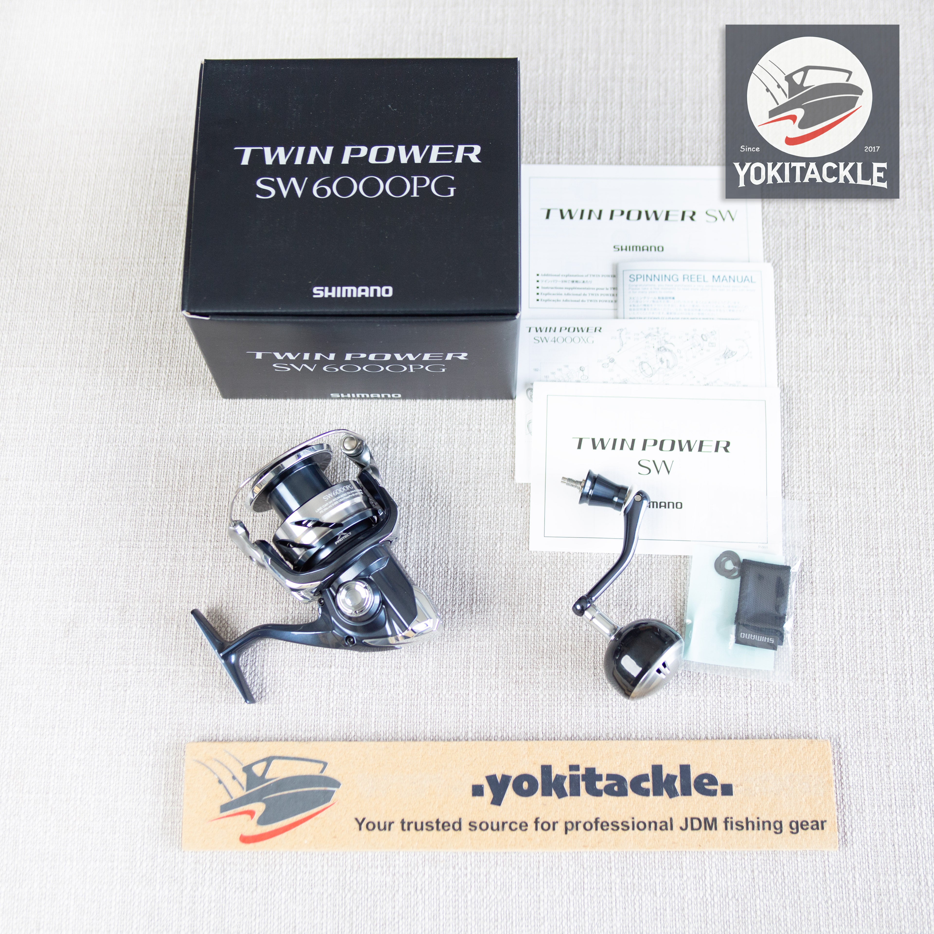 Hideki商品 21TWIN POWER SW 6000HG Shimano Twin Power SW – YOKI Tackle Fishing Gear Emporium