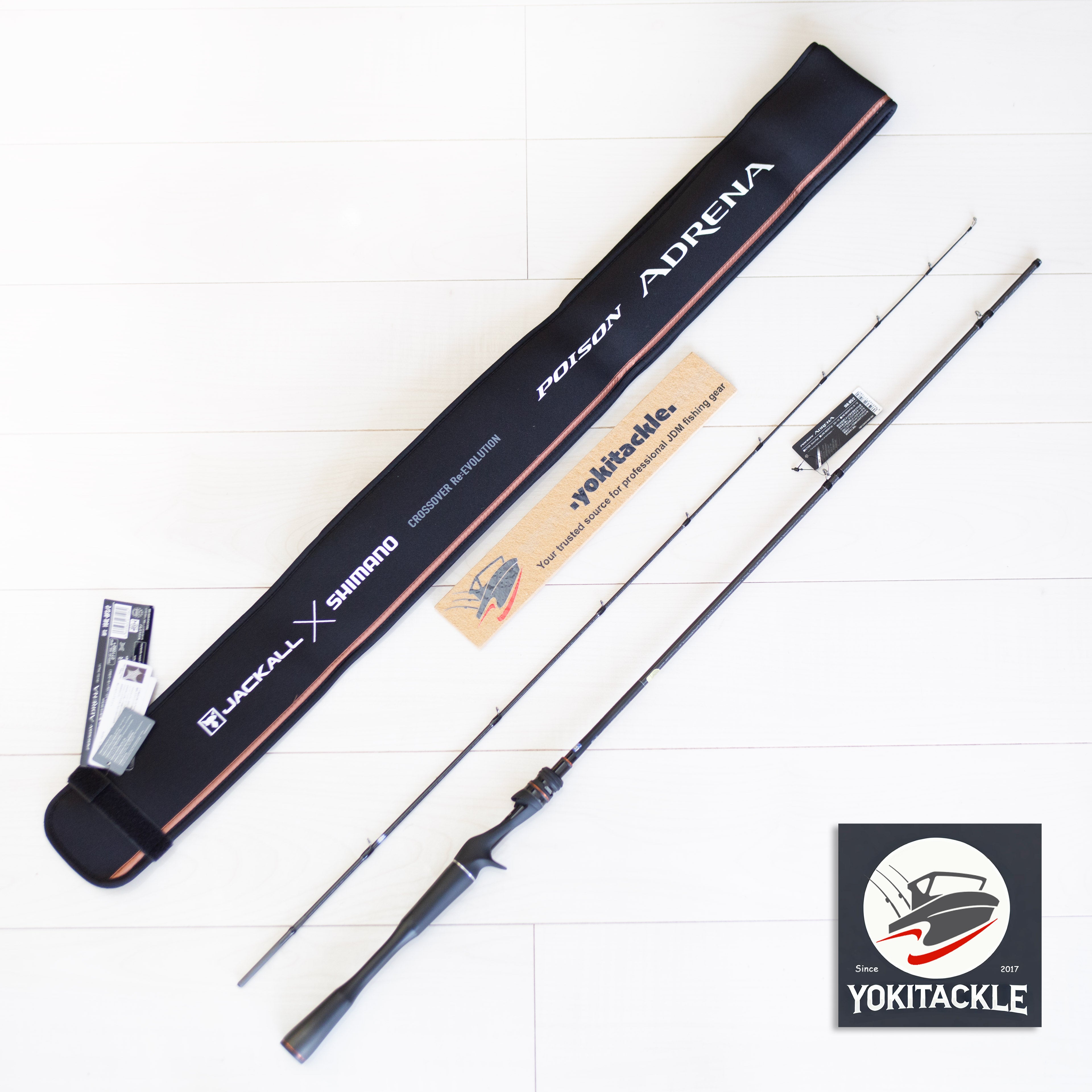 Shimano JACKALL 24 Poison Adrena 164L-BFS/2 Baitcasting rod