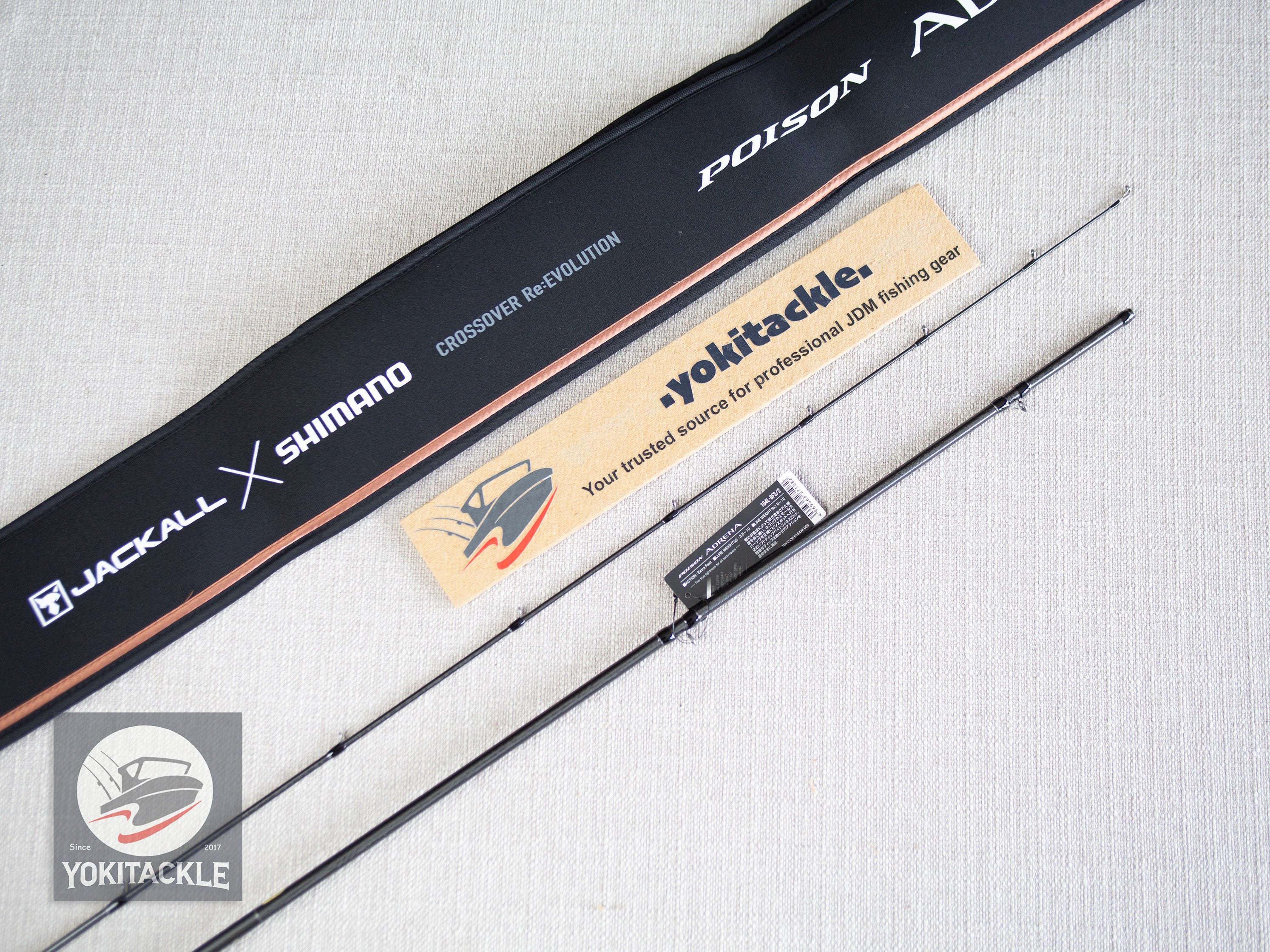 Shimano JACKALL 24 Poison Adrena 164L-BFS/2 Baitcasting rod