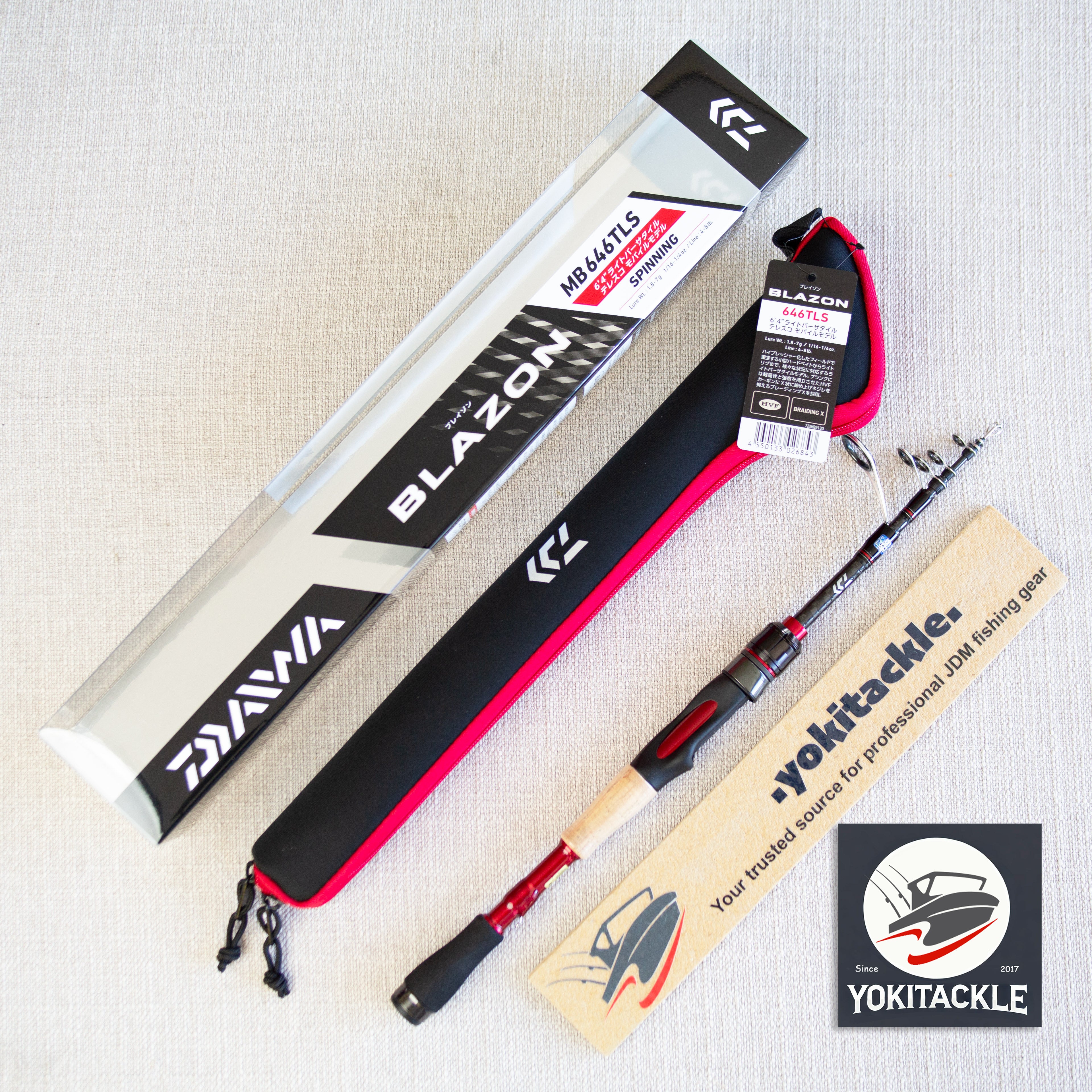 Brand New Daiwa Blazon Mobile 646TLS Bass Fishing Rod