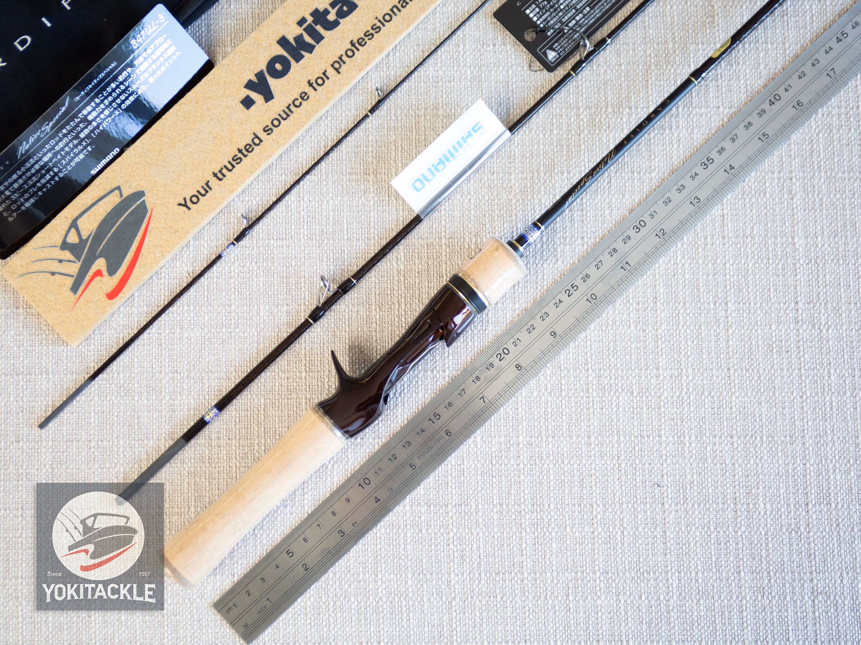 Brand New Shimano CARDIFF NATIVE SPECIAL B47UL-3 Baitcasting Rod for Trout