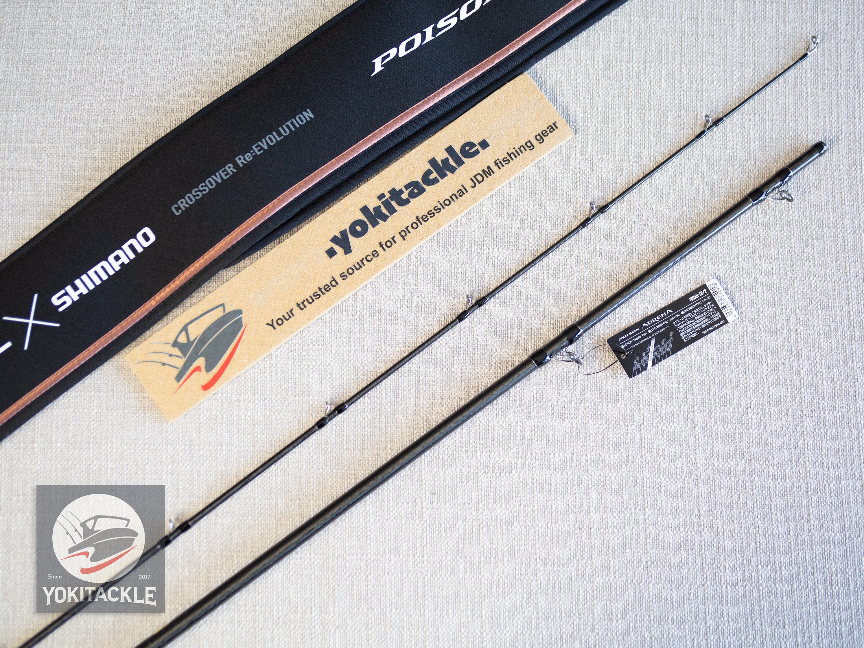 Shimano JACKALL  24 Poison Adrena 169XH-SB/2 Baitcasting rod