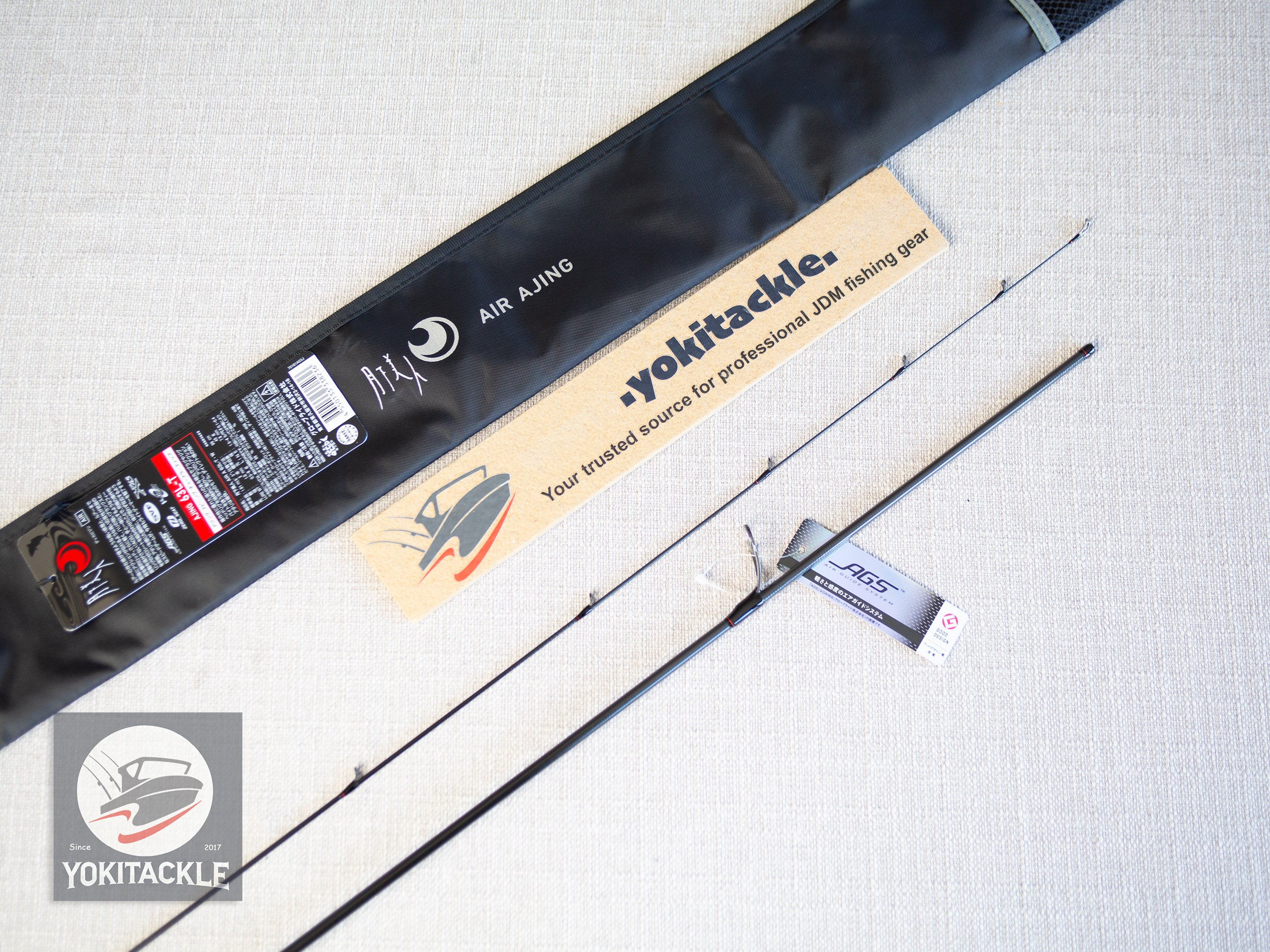 Brand New Daiwa GEKKABIJIN AIR AJING 63L-T - W Spinning Rod