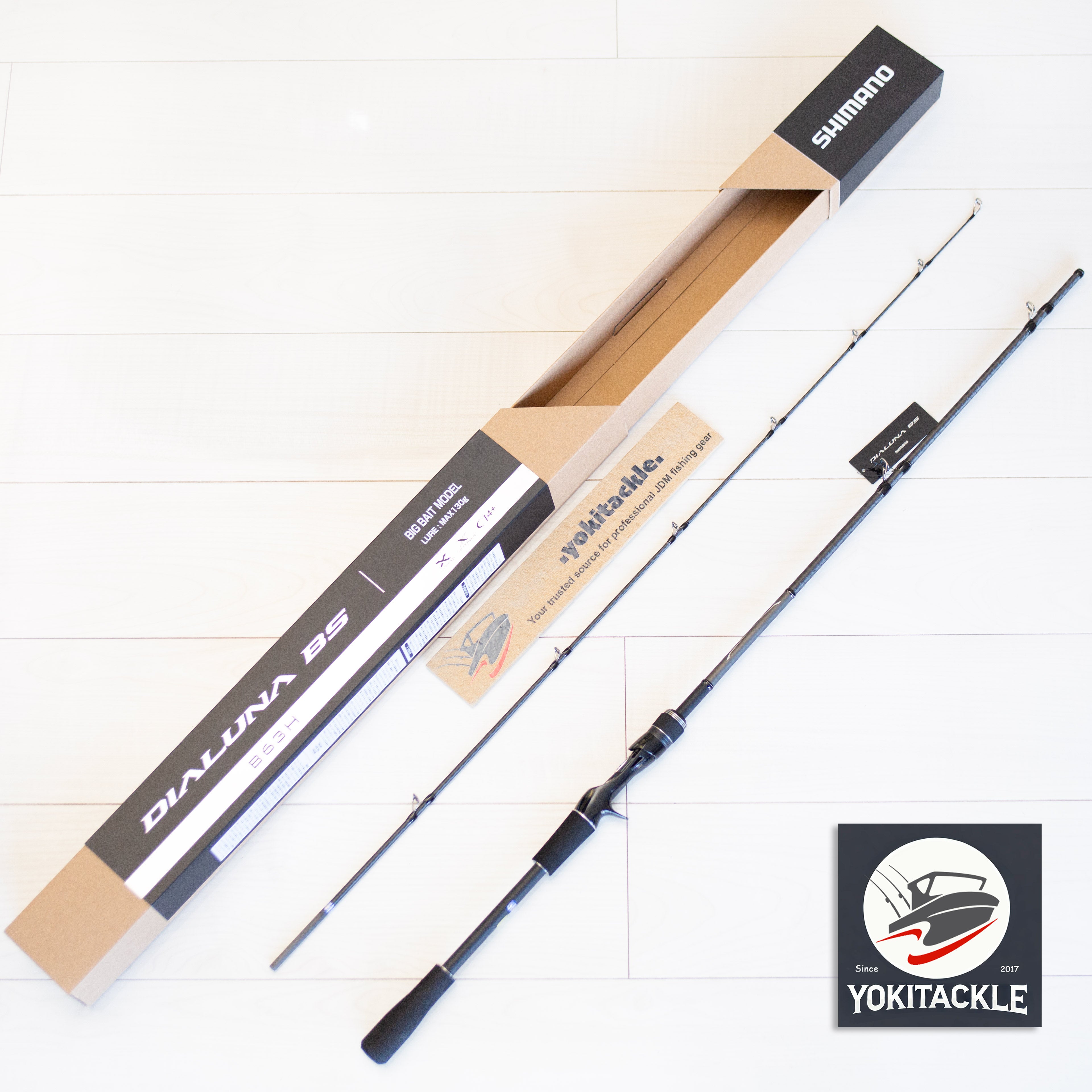 Brand New Shimano 21 DIALUNA BS B63H Baitcasting Rod