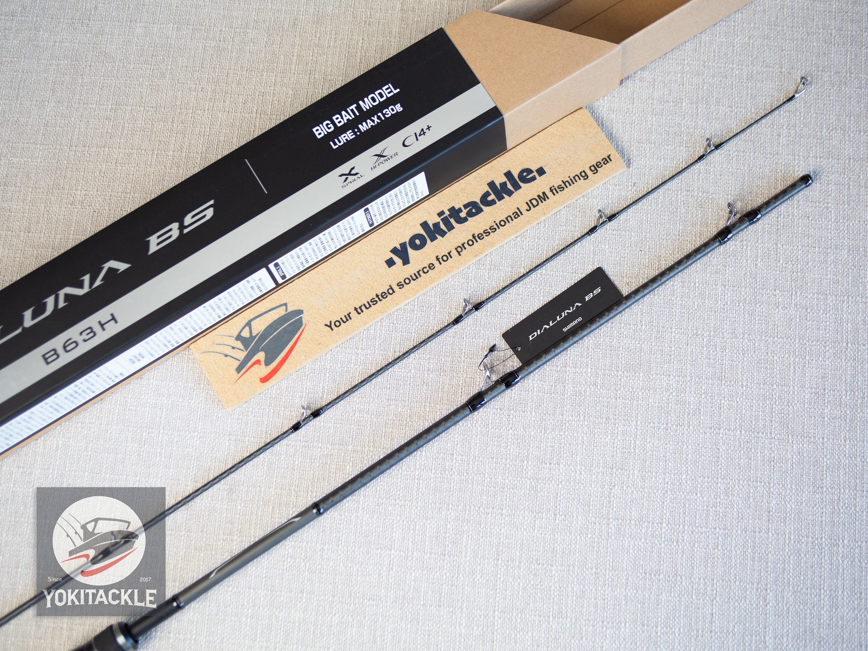 Brand New Shimano 21 DIALUNA BS B63H Baitcasting Rod