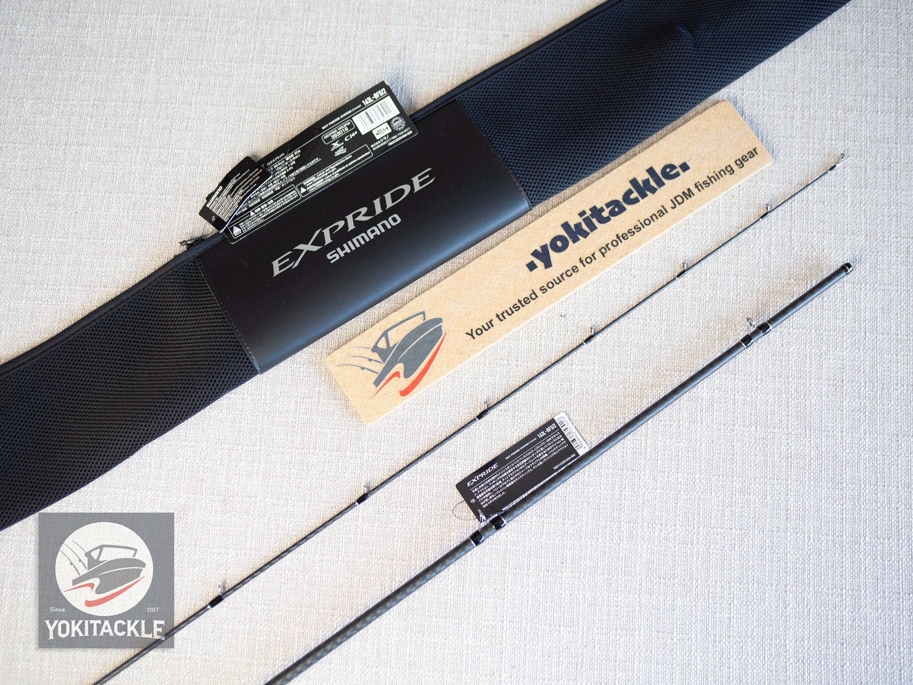 Shimano 22 Expride 163L-BFS/2 Baitcasting Rod for Bass