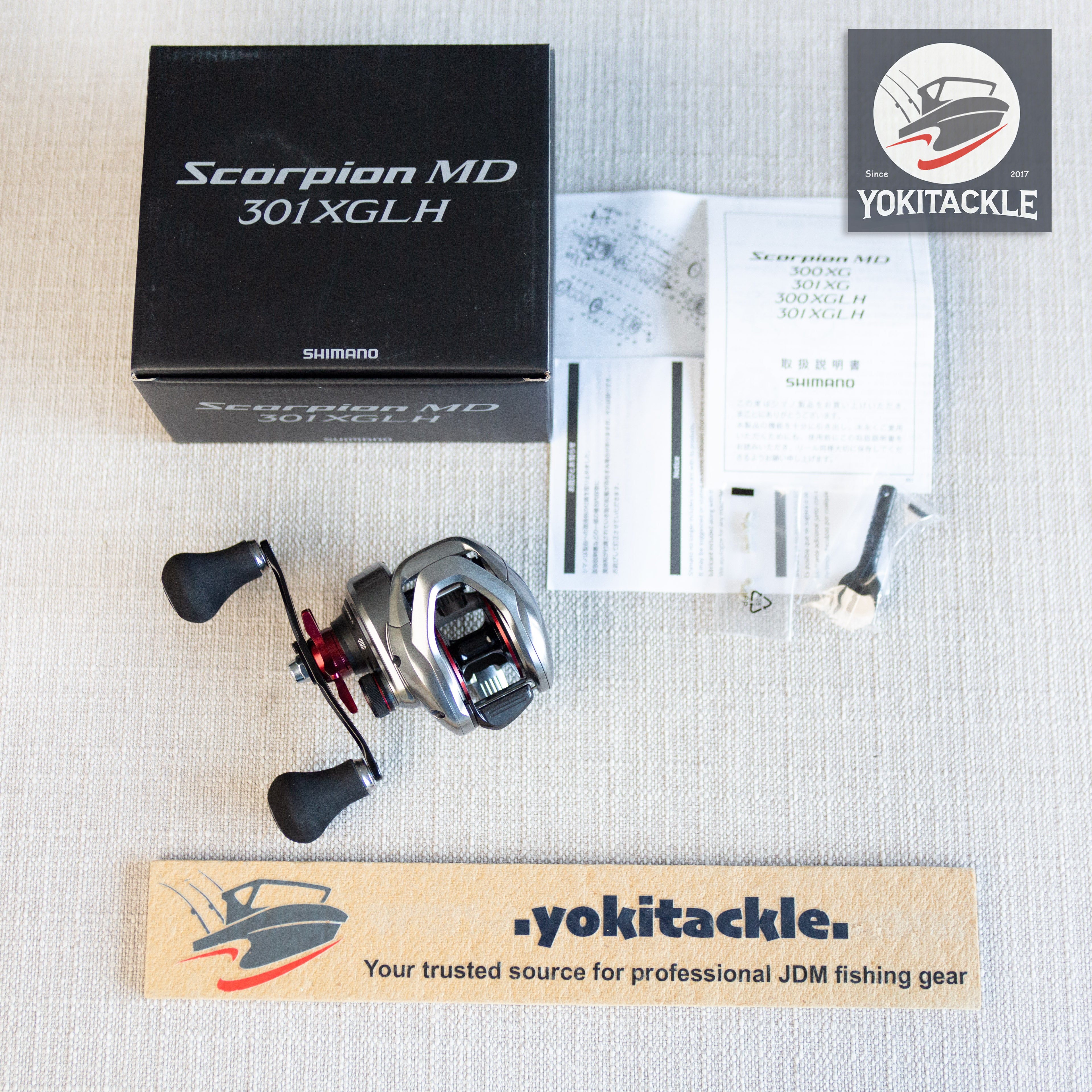 Shimano 21 SCORPION MD 301XGLH Casting Reel