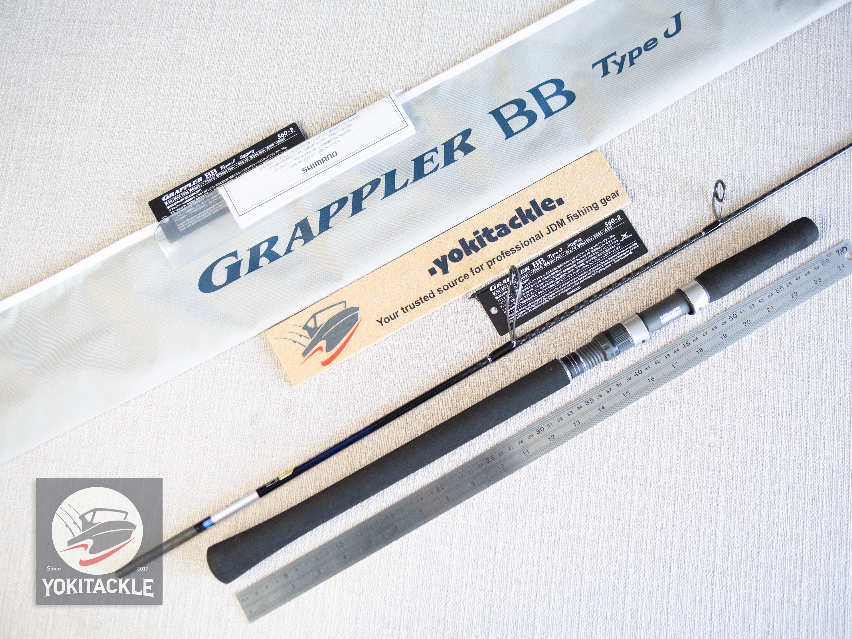 Shimano 21 GRAPPLER BB Type-J S60-2 Grip Joint Spinning Rod