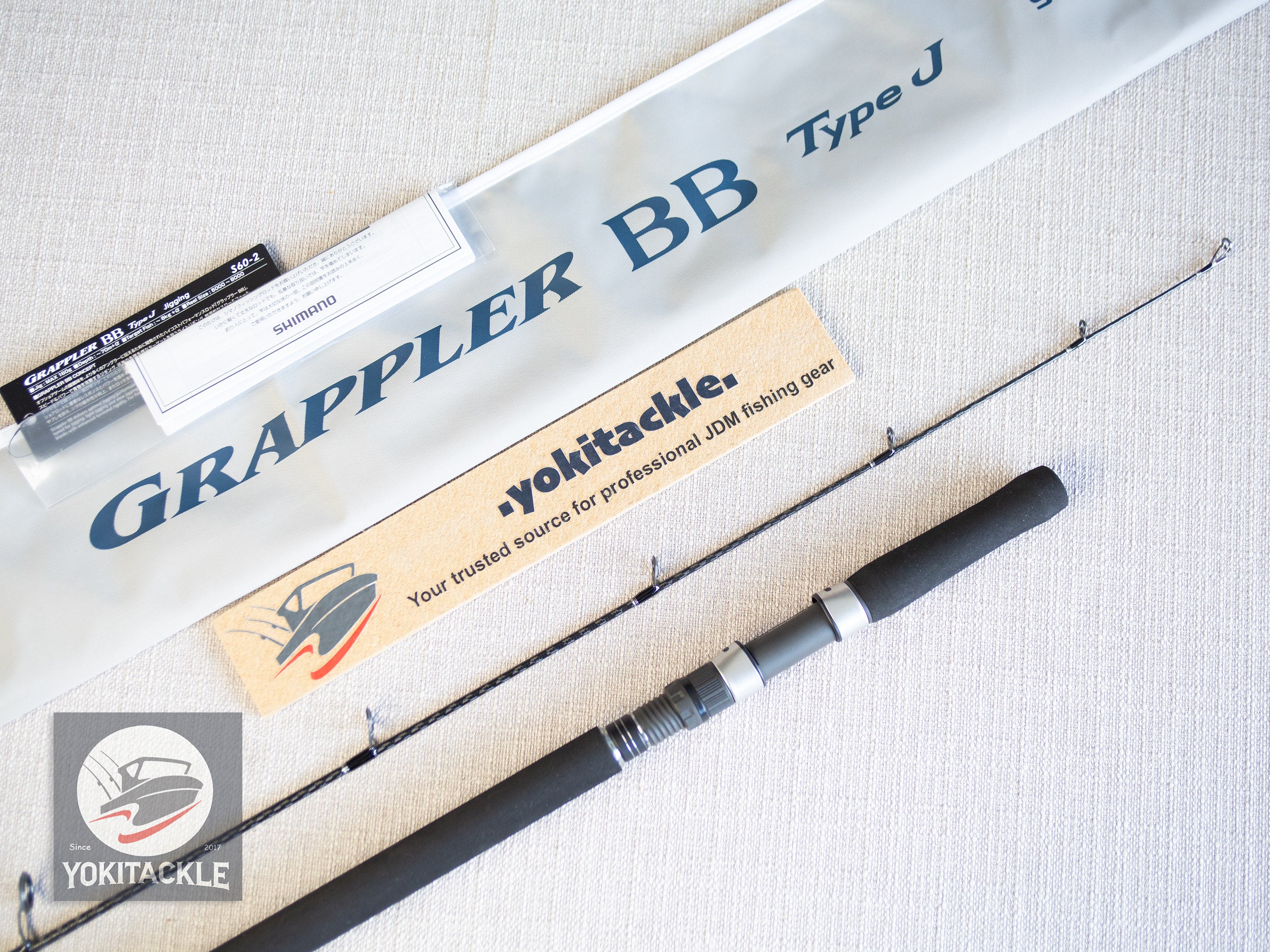 Shimano 21 GRAPPLER BB Type-J S60-2 Grip Joint Spinning Rod
