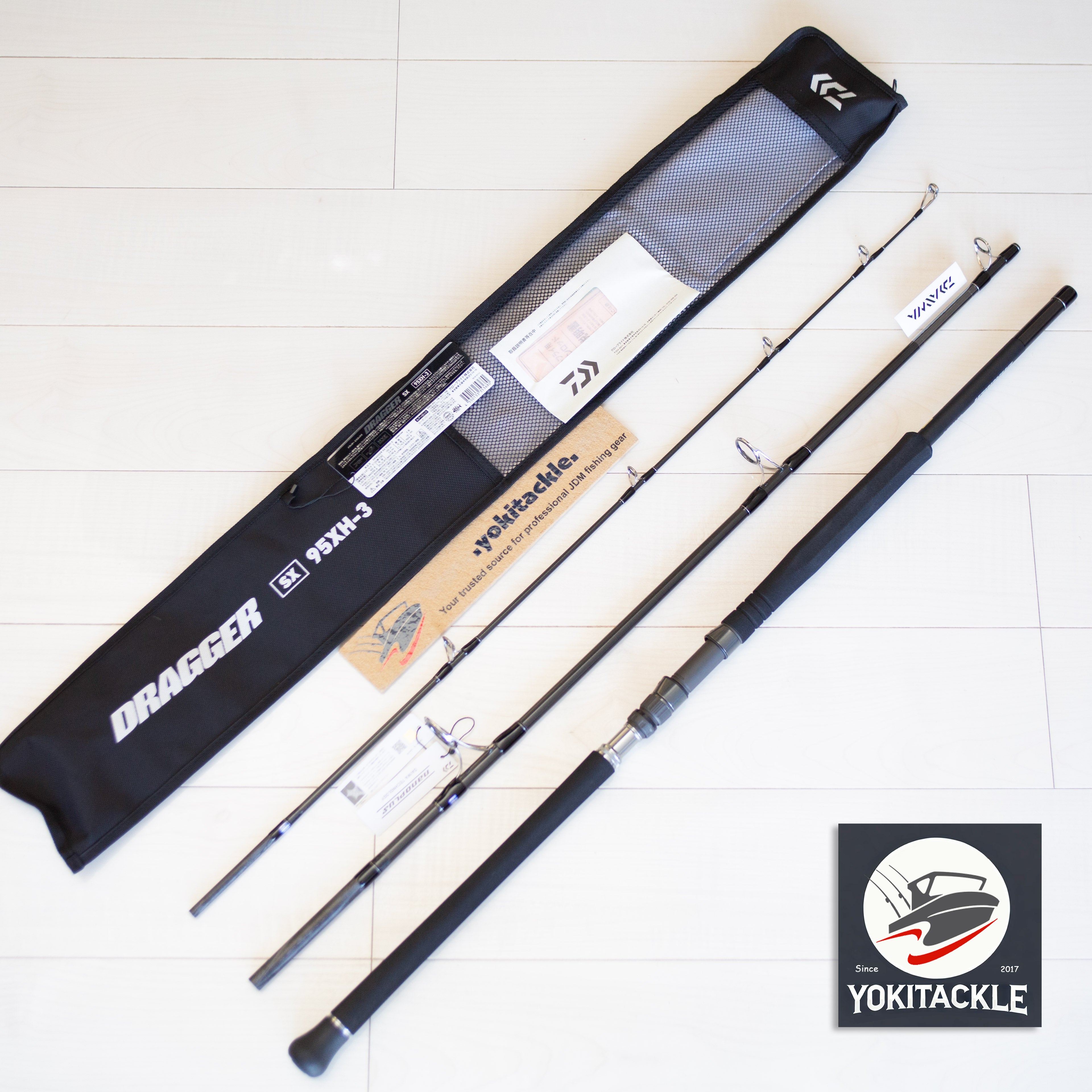 Daiwa DRAGGER SX 95XH-3 3pc Spinning Rod