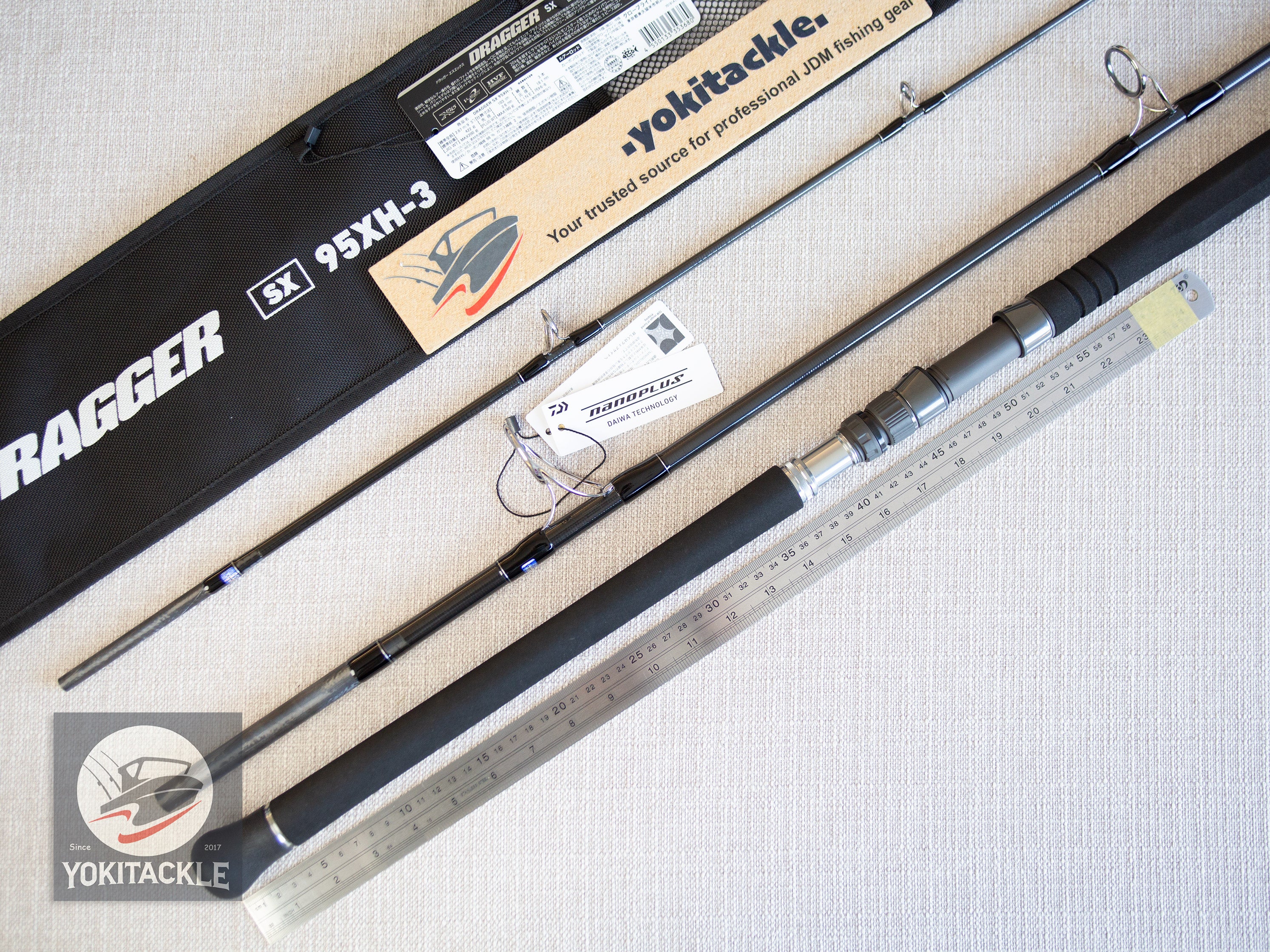 Daiwa DRAGGER SX 95XH-3 3pc Spinning Rod