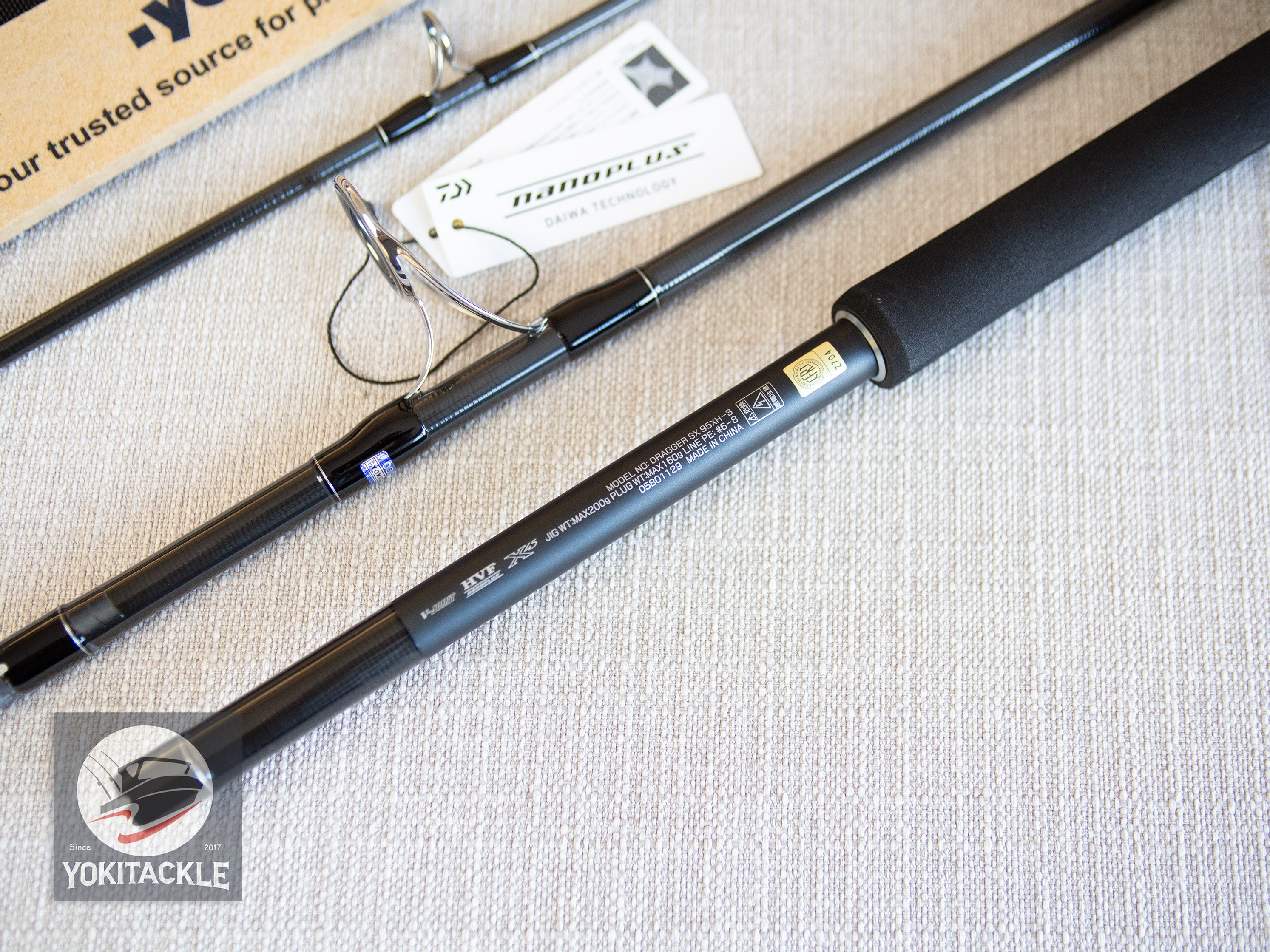 Daiwa DRAGGER SX 95XH-3 3pc Spinning Rod