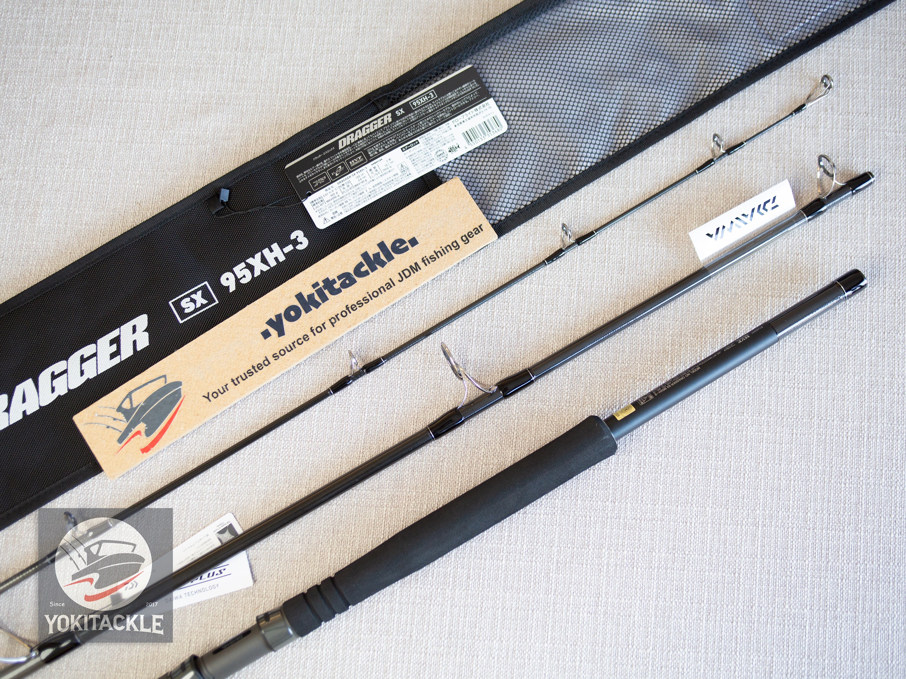 Daiwa DRAGGER SX 95XH-3 3pc Spinning Rod