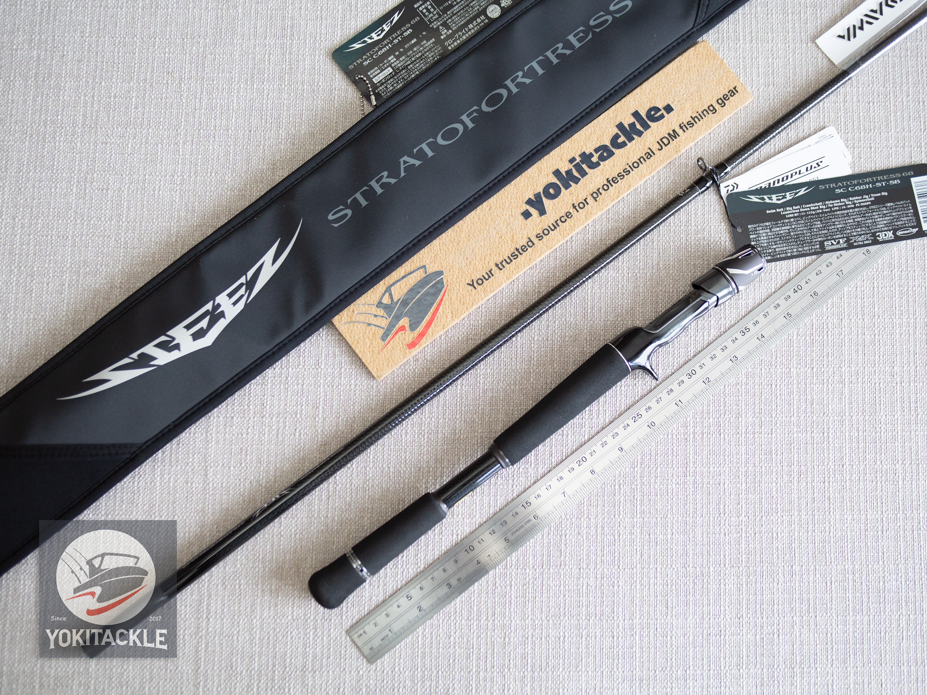 Daiwa STEEZ SHORE COMPETITION SC C68H - ST-SB STRATOFORTRESS 68 Rod