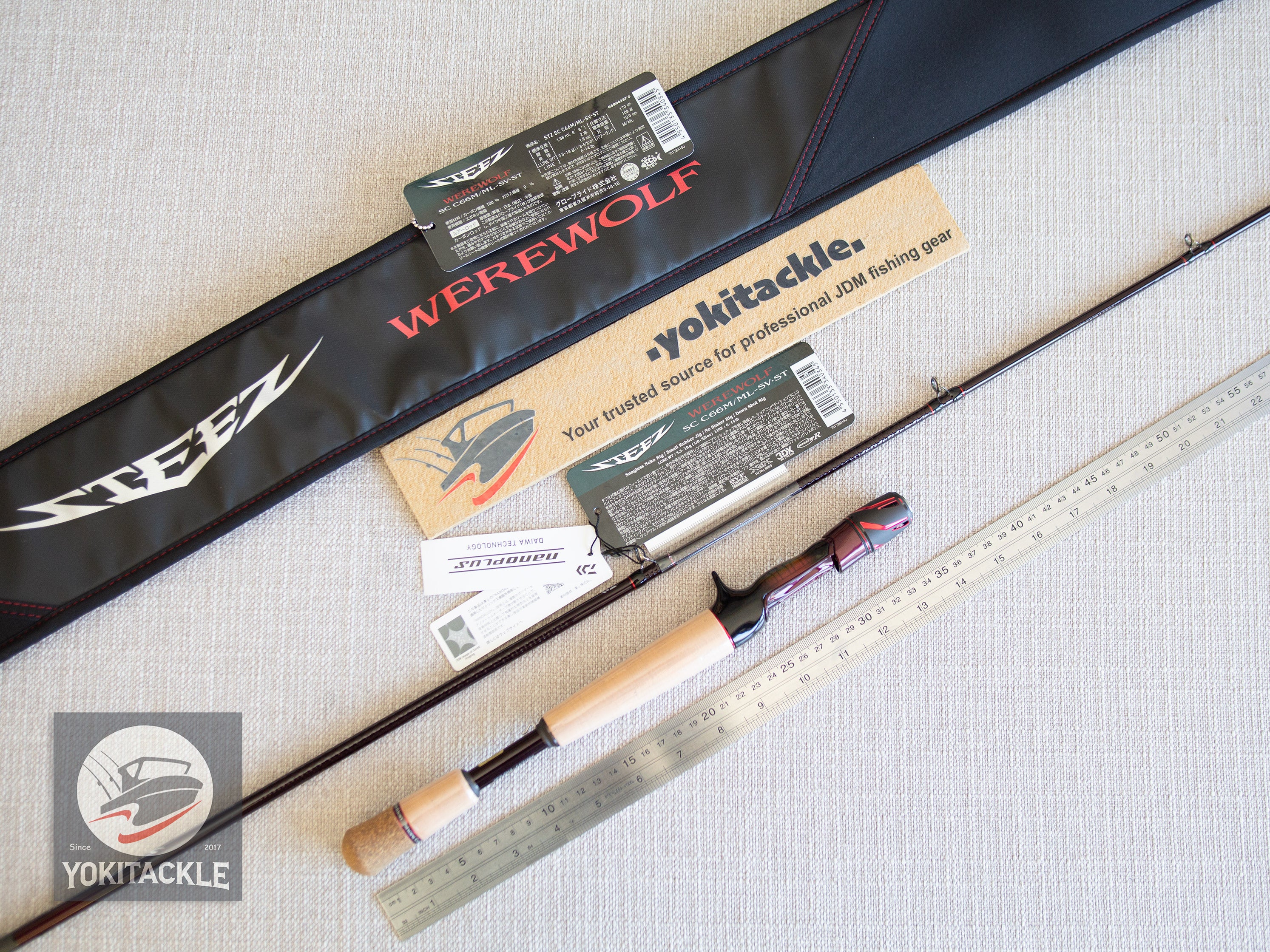 Daiwa STEEZ SHORE COMPETITION SC C66M/ML - SV-ST WEREWOLF Rod