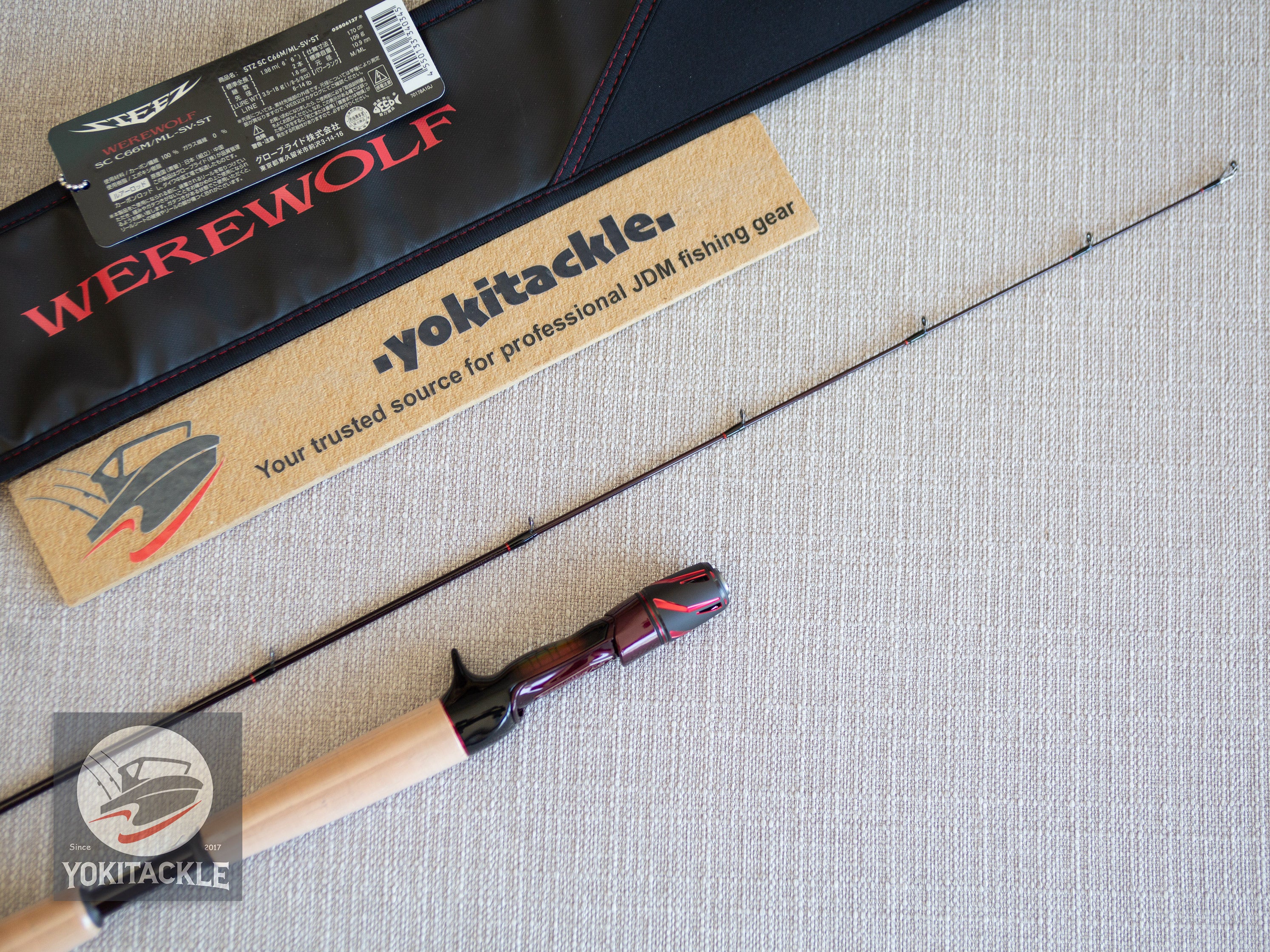 Daiwa STEEZ SHORE COMPETITION SC C66M/ML - SV-ST WEREWOLF Rod