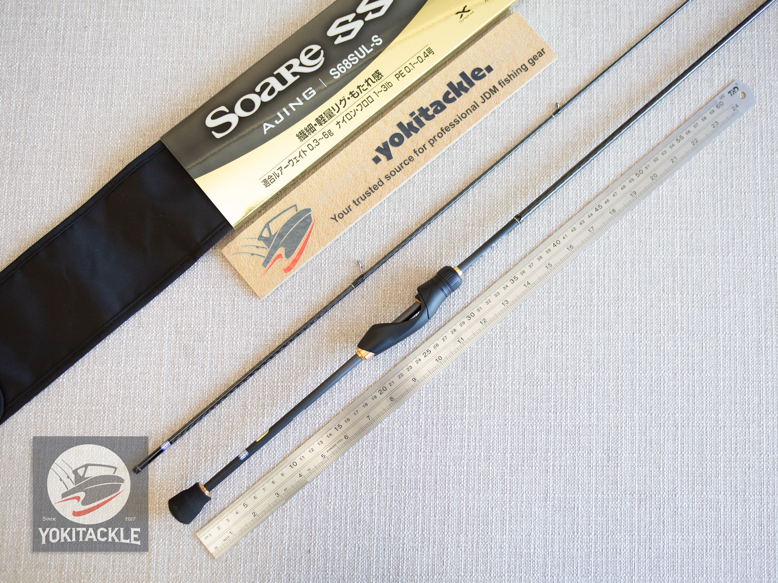 Shimano SOARE SS AJING S68SUL-S Light game Spinning Rod