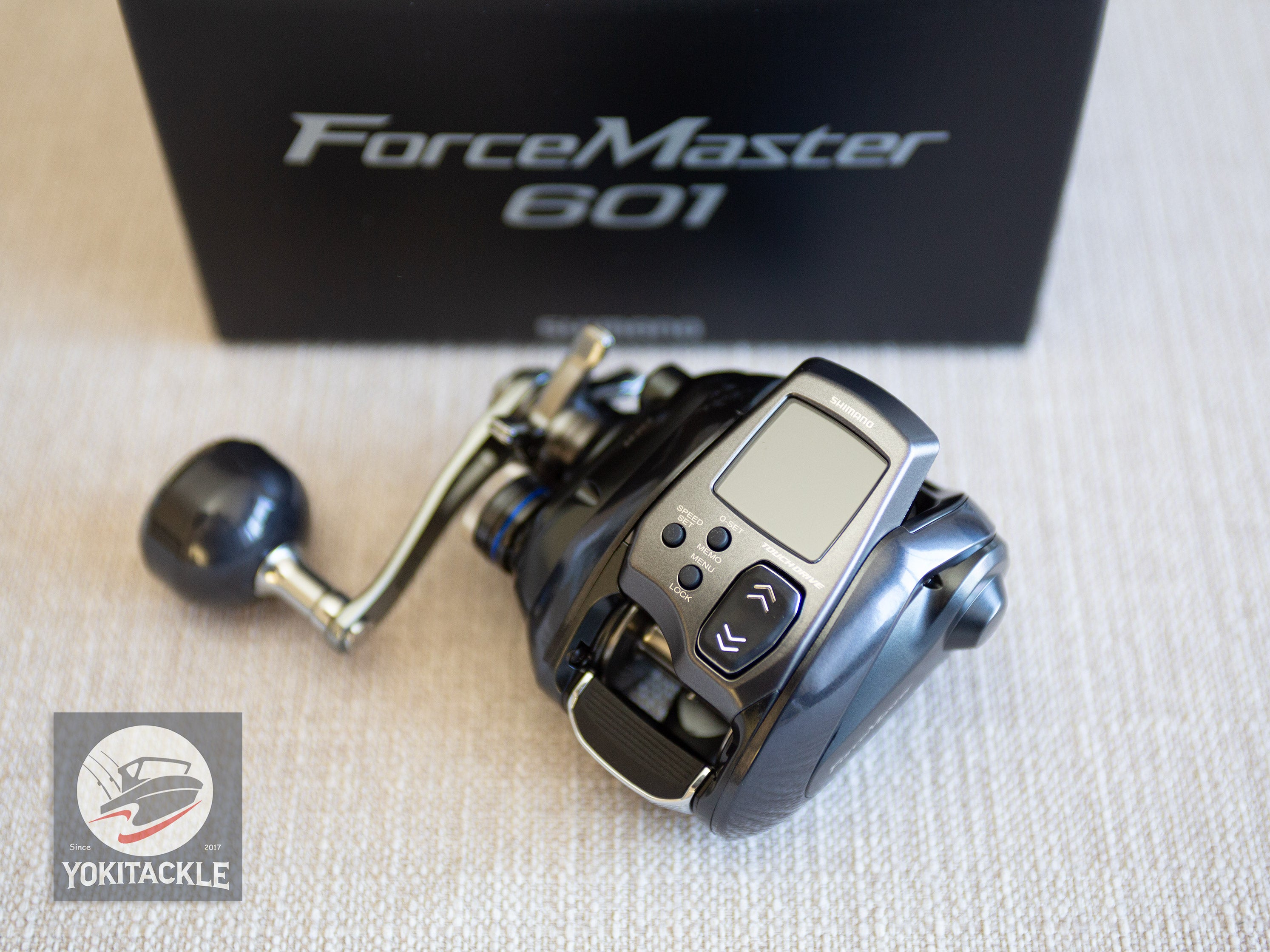 Shimano 23 Force Master 601 Electric Reel Left Hand Color Display
