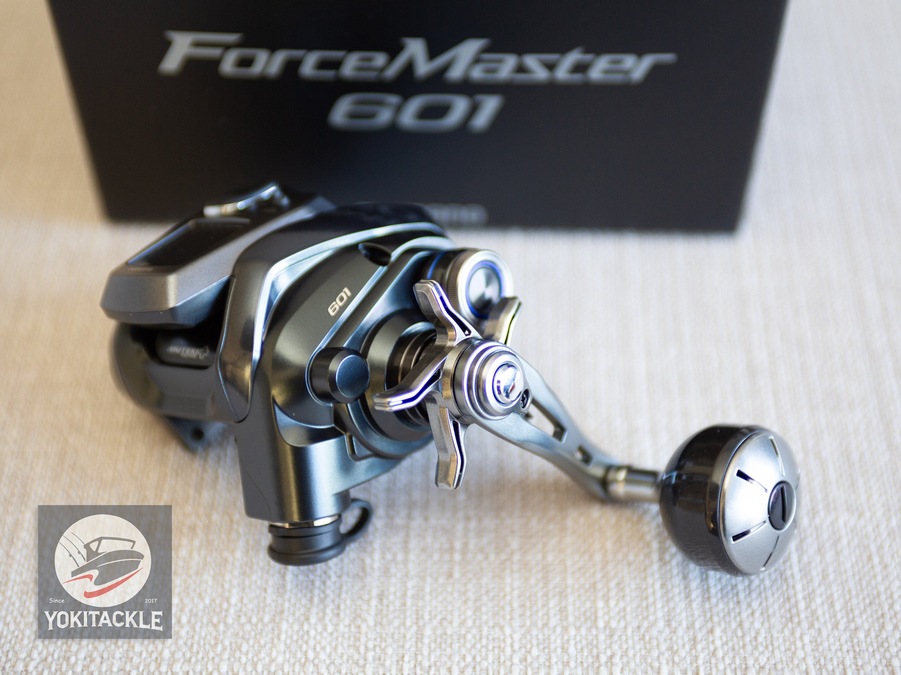 Shimano 23 Force Master 601 Electric Reel Left Hand Color Display