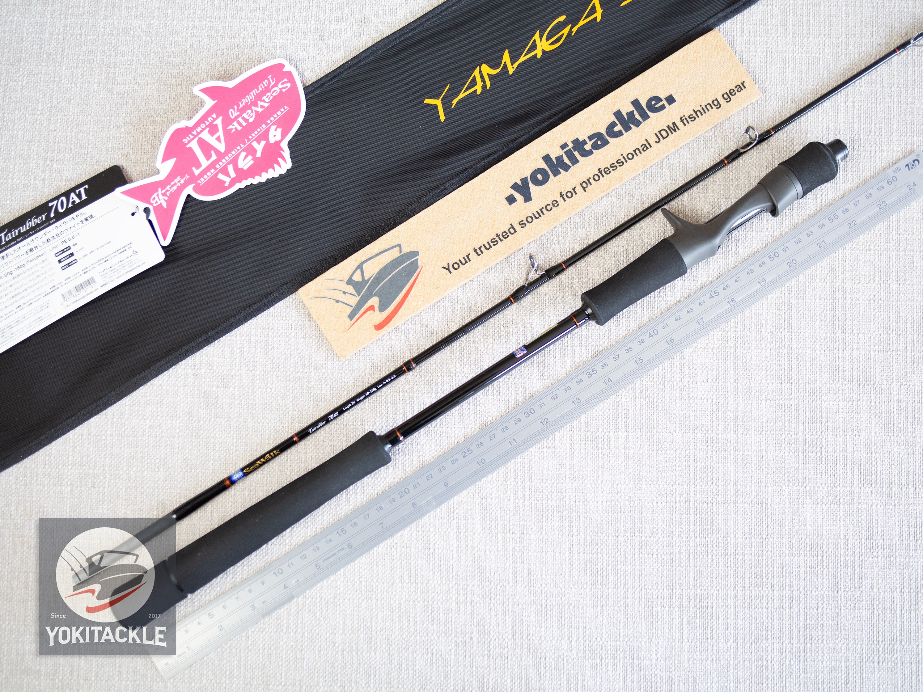 Brand New  YAMAGA Blanks SeaWalk Tairubber 70AT Baitcasting Rod