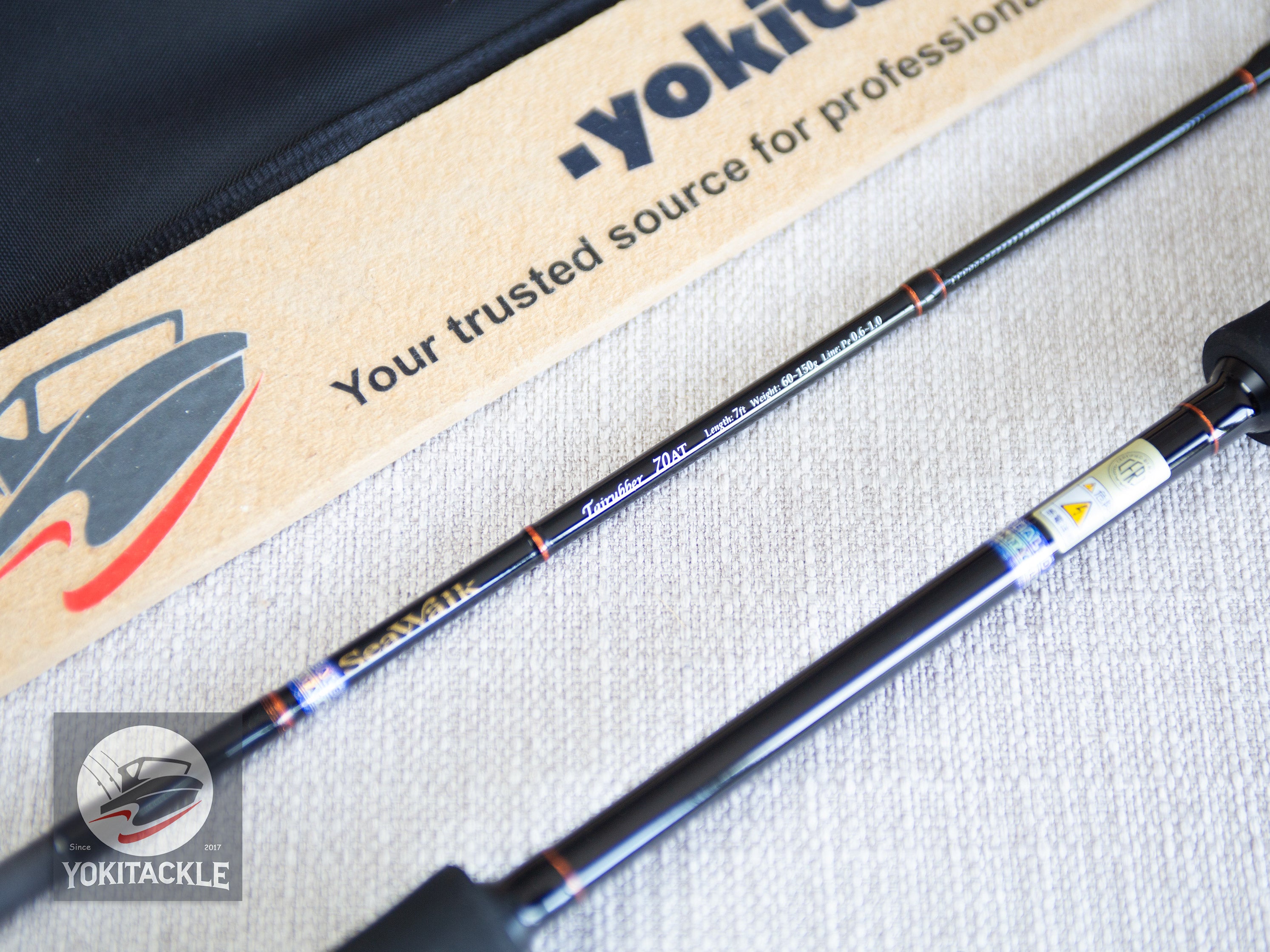 Brand New  YAMAGA Blanks SeaWalk Tairubber 70AT Baitcasting Rod