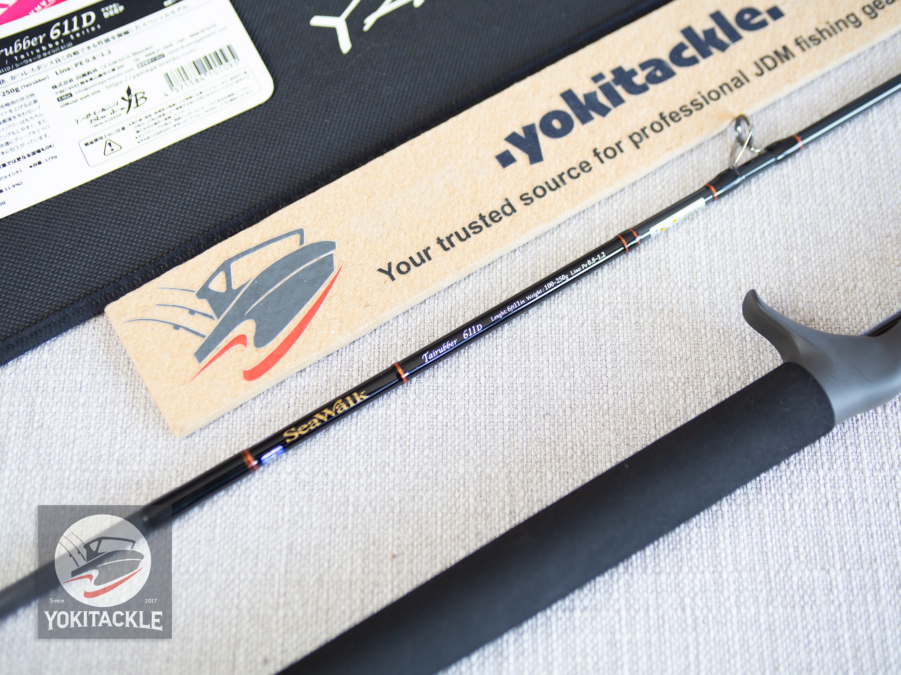 YAMAGA Blanks SeaWalk Tairubber 611D Baitcasting Rod