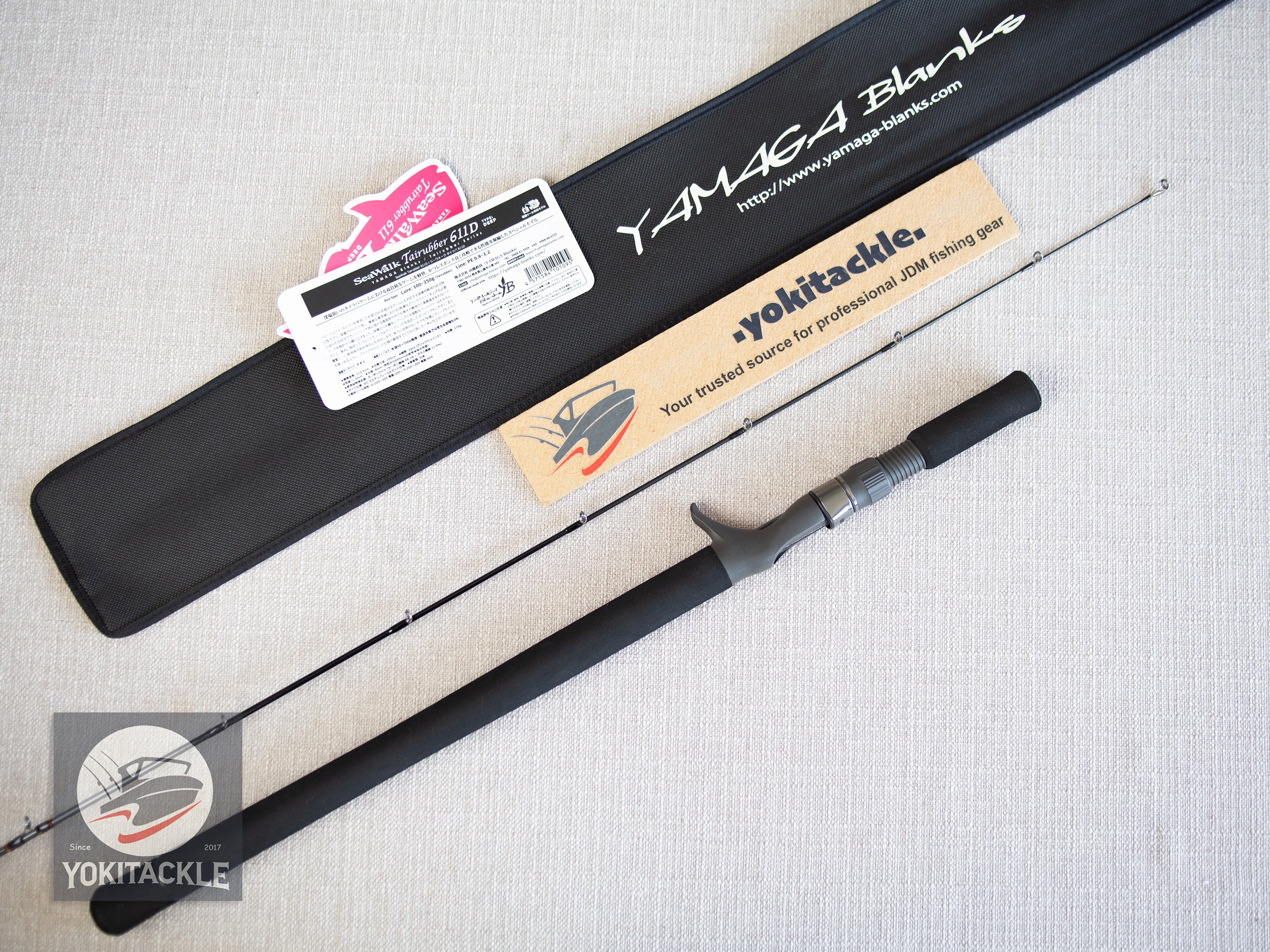 YAMAGA Blanks SeaWalk Tairubber 611D Baitcasting Rod