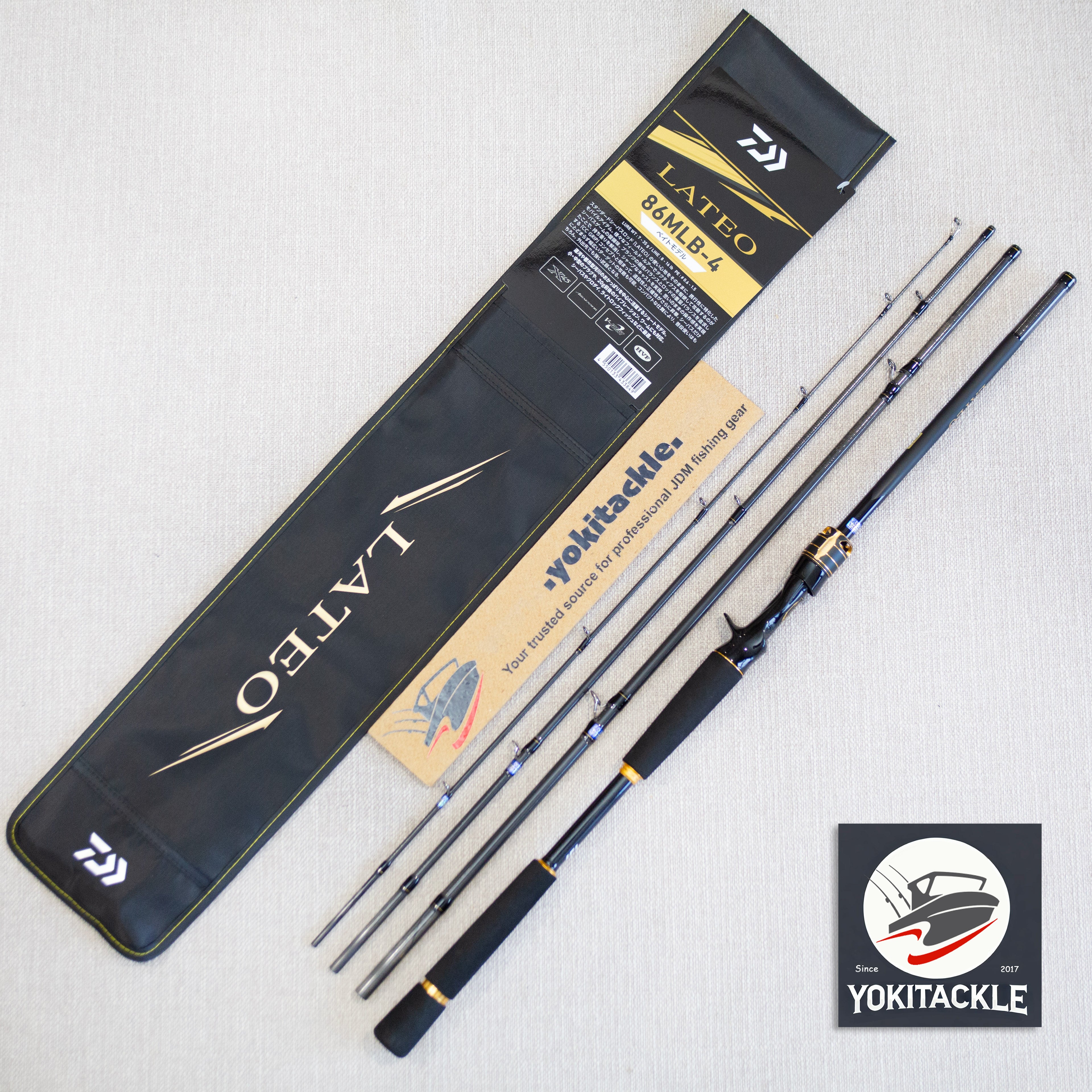 Daiwa 25 LATEO 86MLB-4-K Baitcasting Rod
