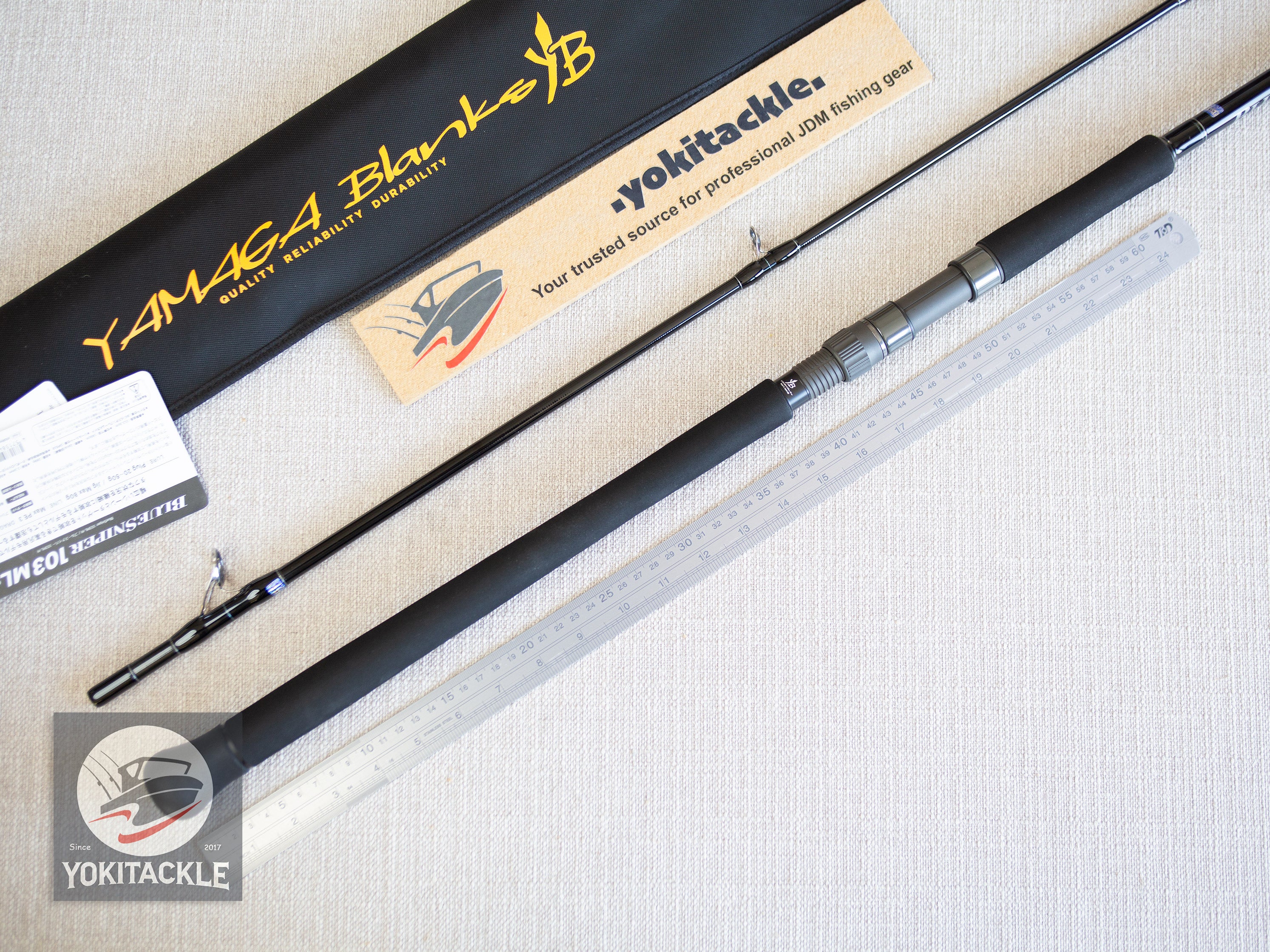 YAMAGA Blanks 24 Blue Sniper 103ML-M Spinning Rod