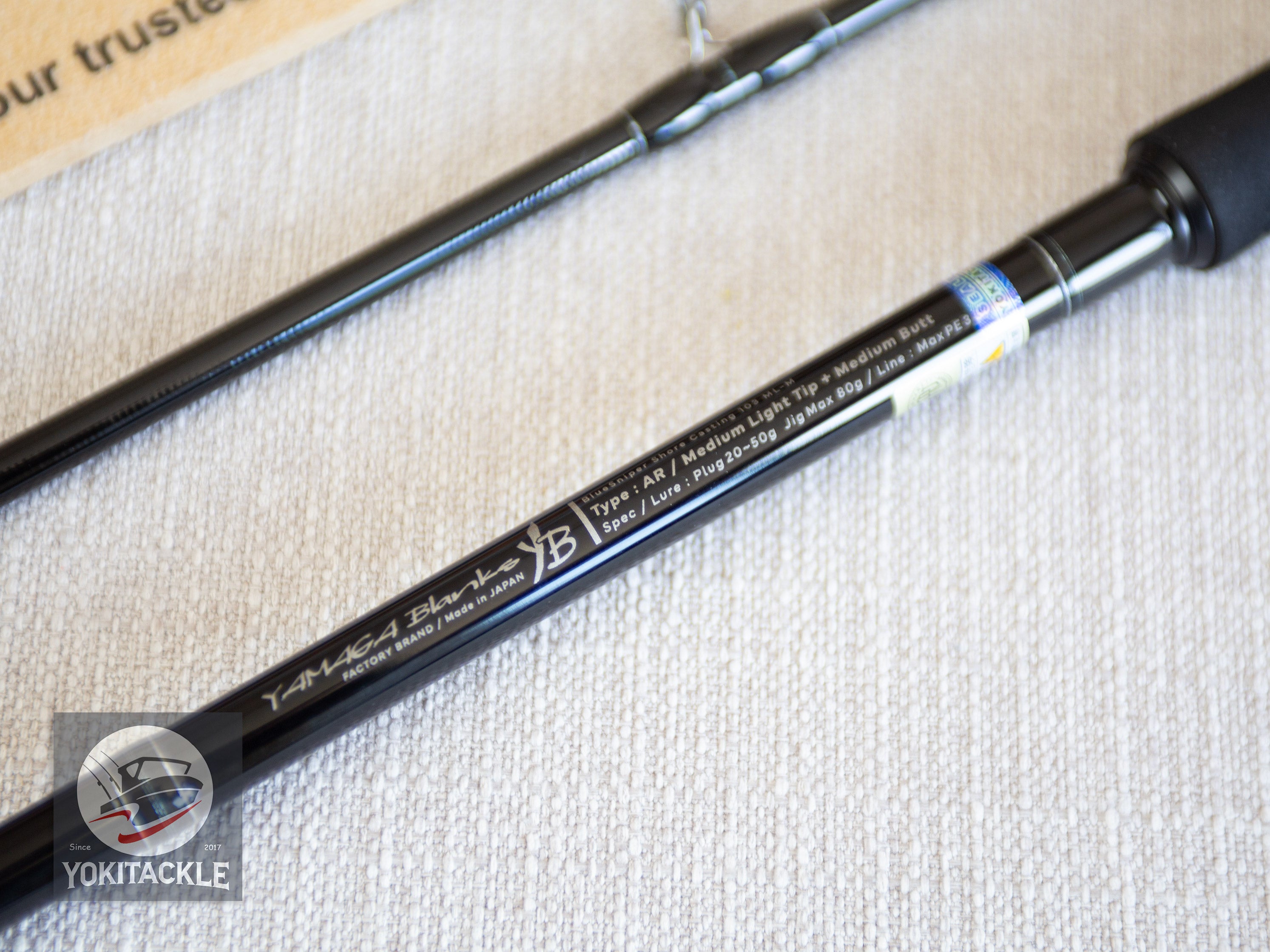 YAMAGA Blanks 24 Blue Sniper 103ML-M Spinning Rod