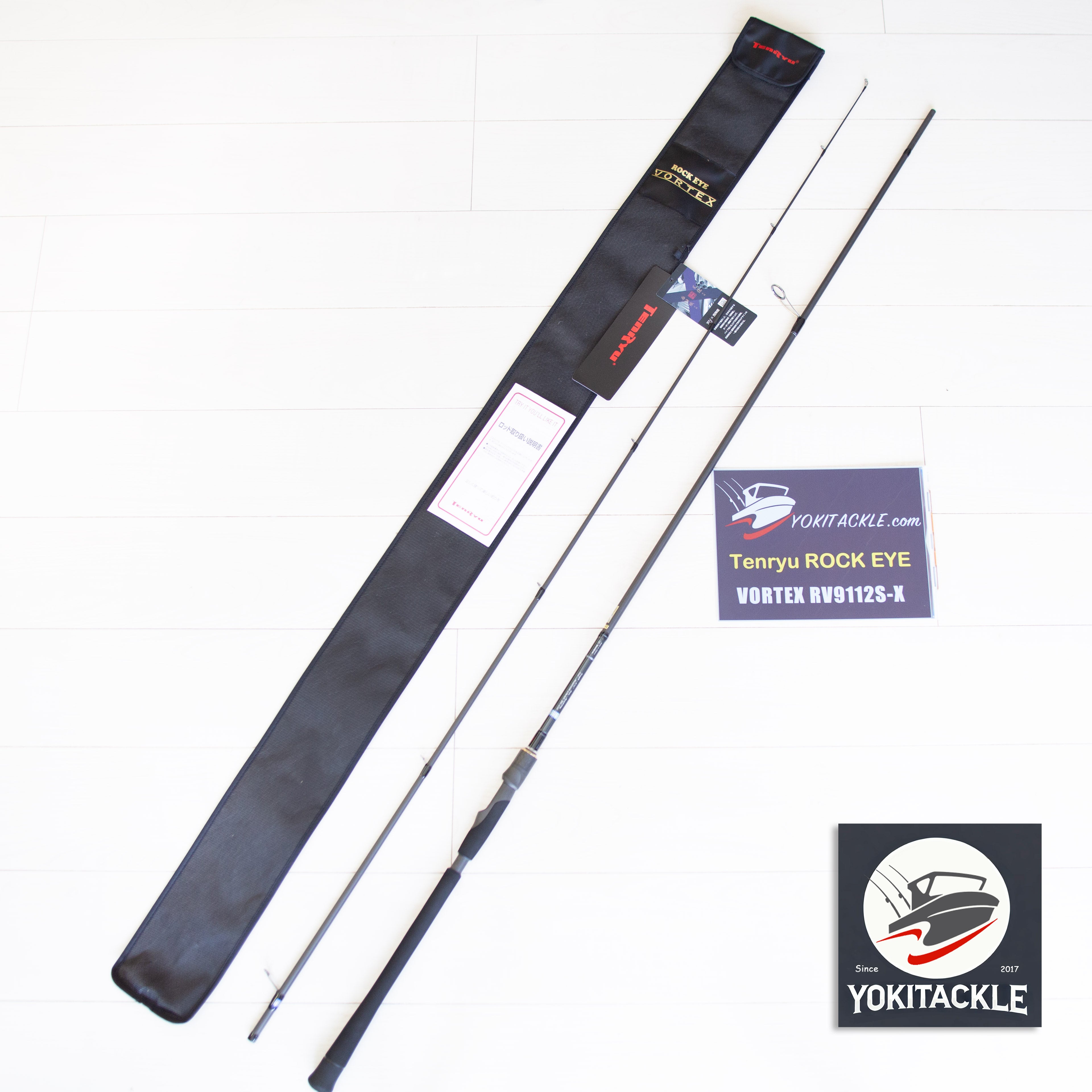 Brand New Tenryu ROCK EYE VORTEX RV9112S-X Spinning Rod