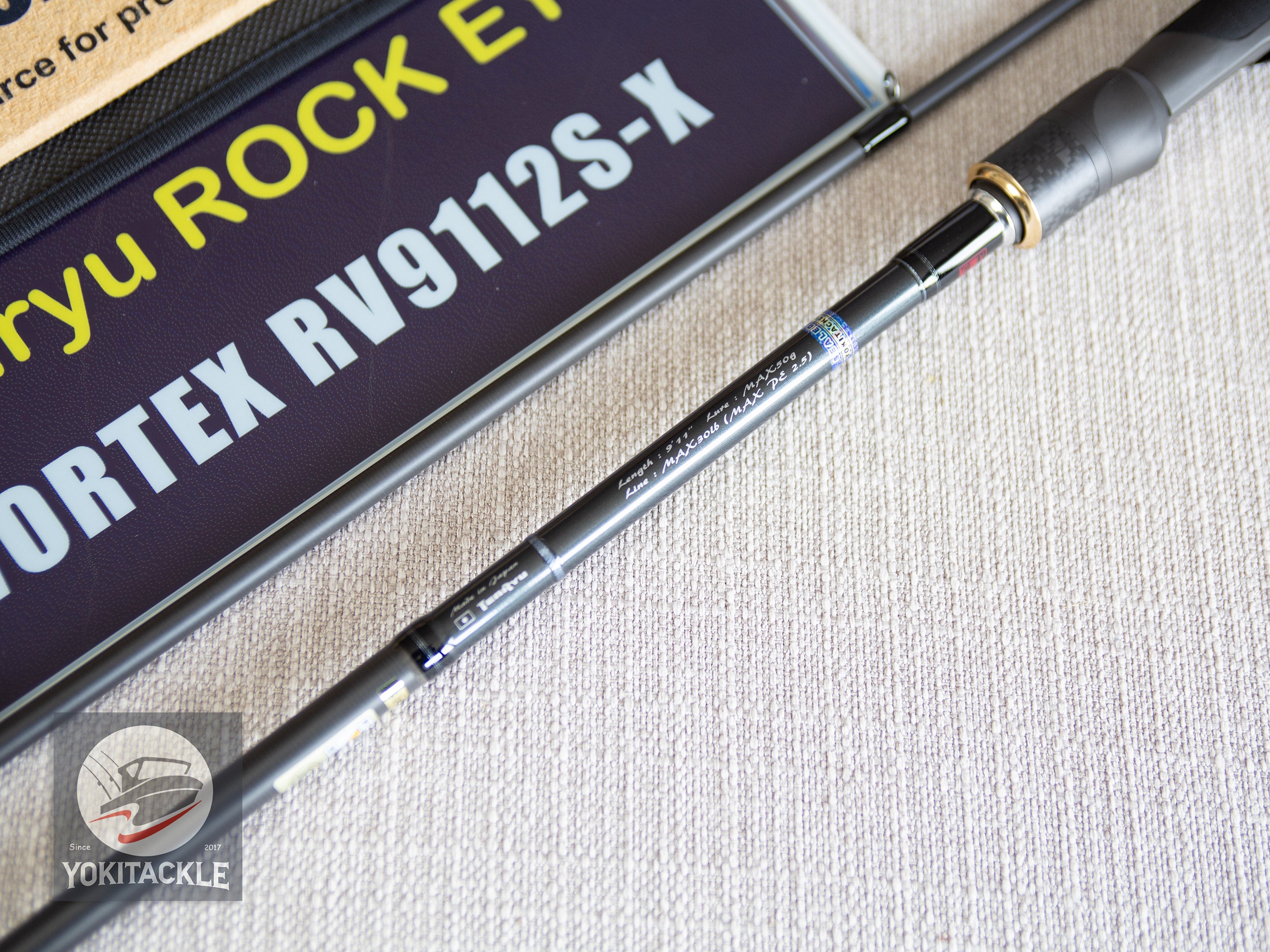 Brand New Tenryu ROCK EYE VORTEX RV9112S-X Spinning Rod