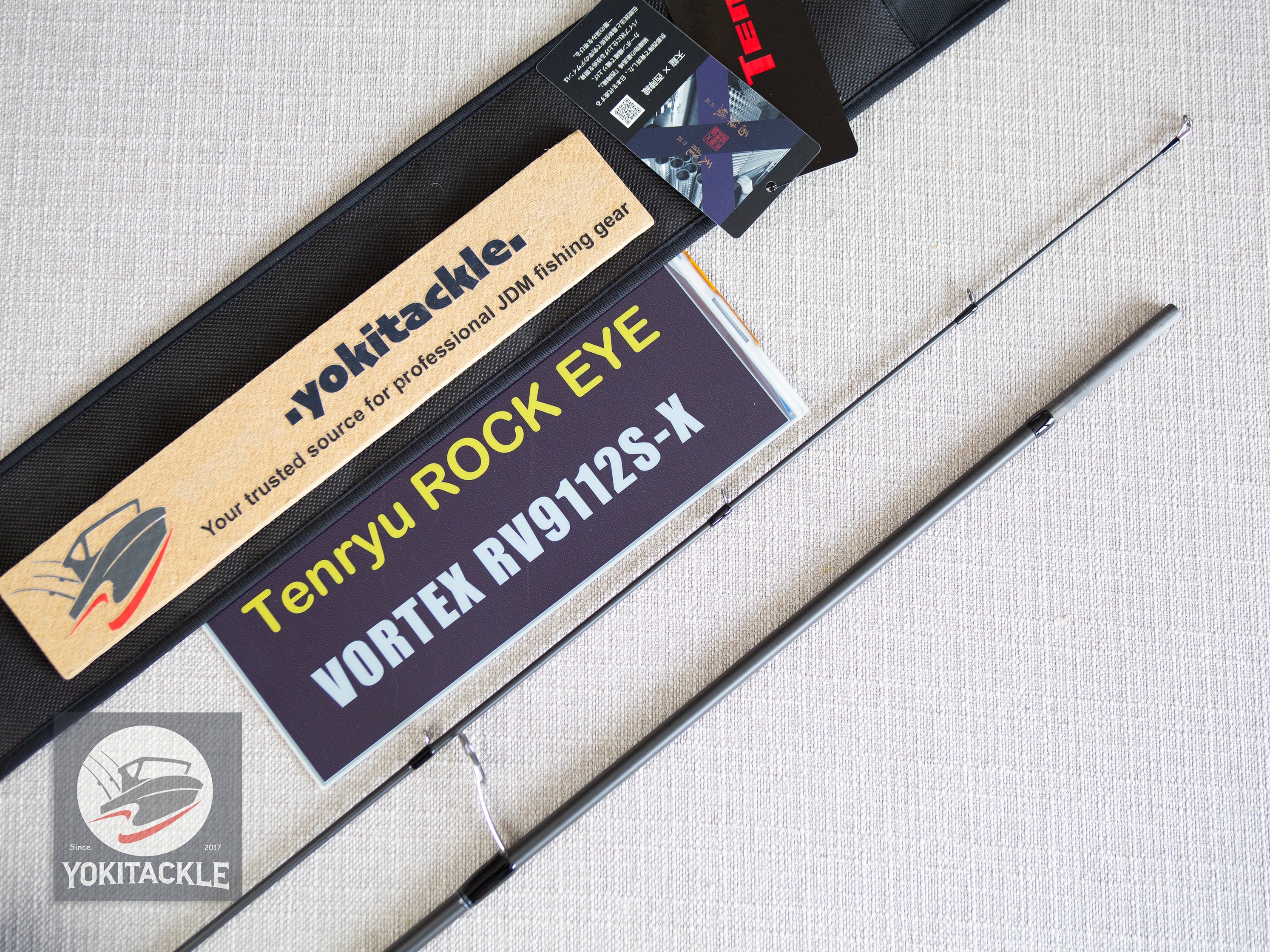 Brand New Tenryu ROCK EYE VORTEX RV9112S-X Spinning Rod