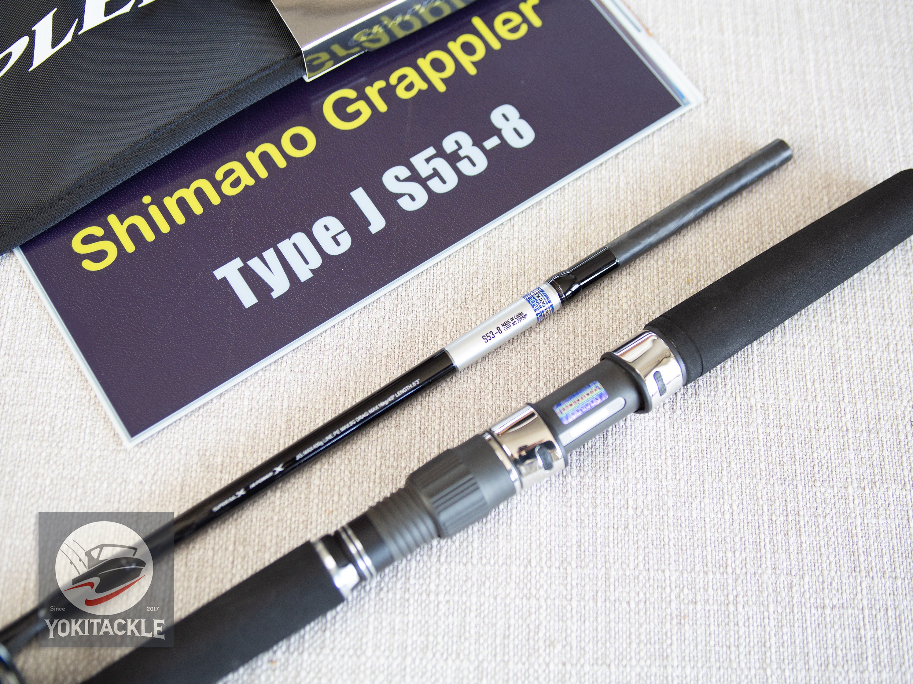 Shimano 25 Grappler Type J S53-8 Jigging Spinning Rod
