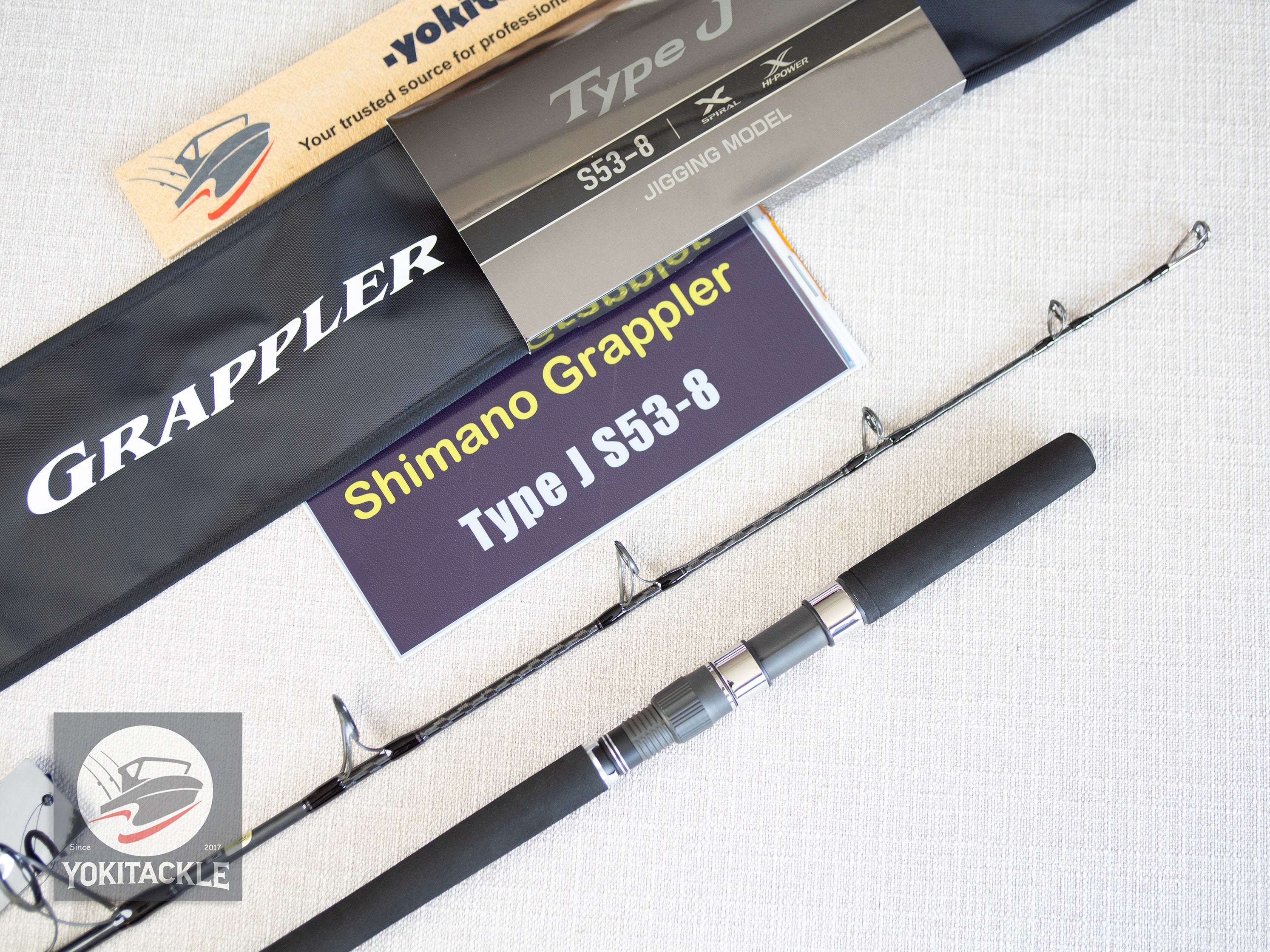 Shimano 25 Grappler Type J S53-8 Jigging Spinning Rod
