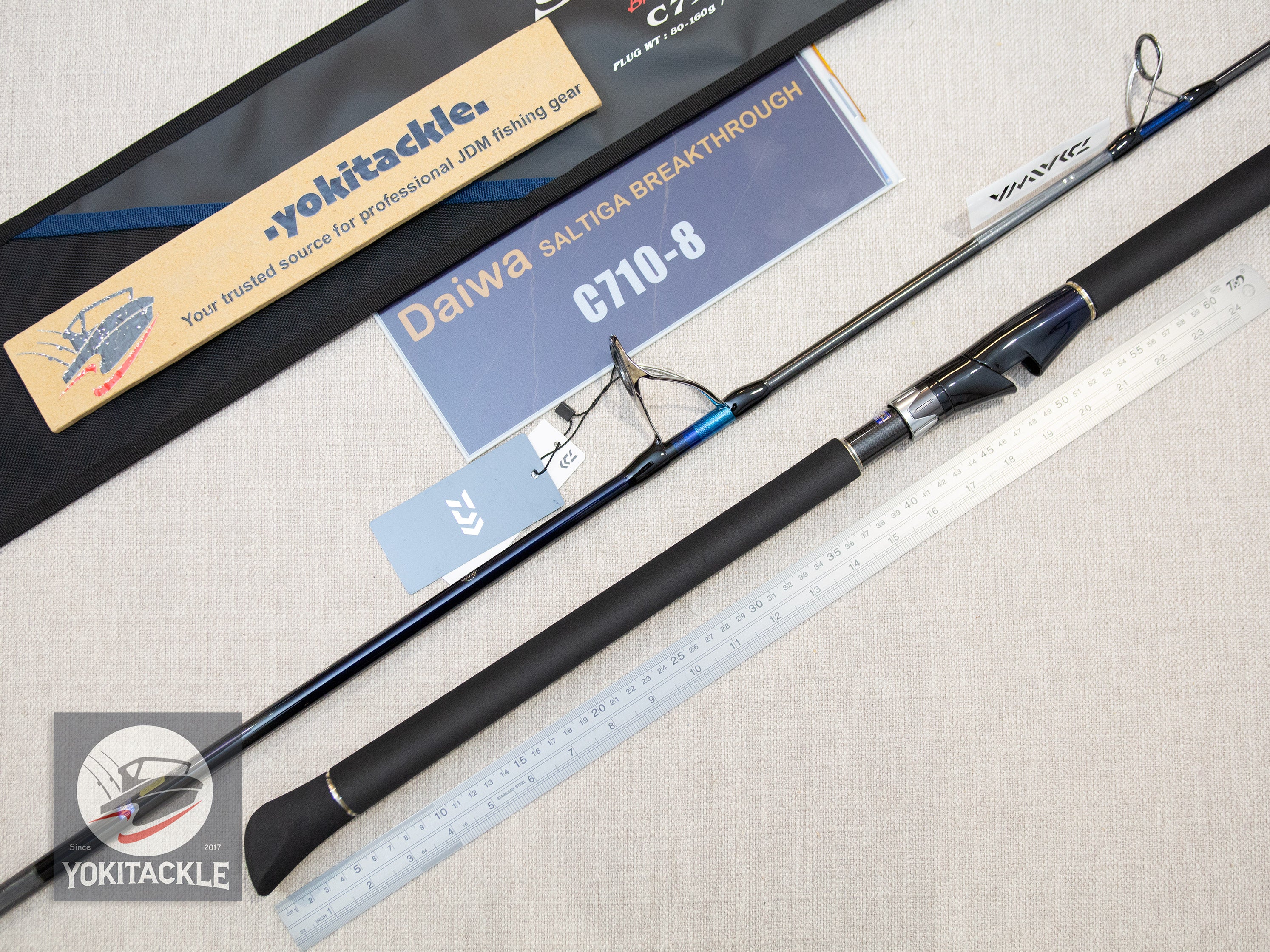 Daiwa 24 SALTIGA BREAKTHROUGH C710-8 Spinning Rod