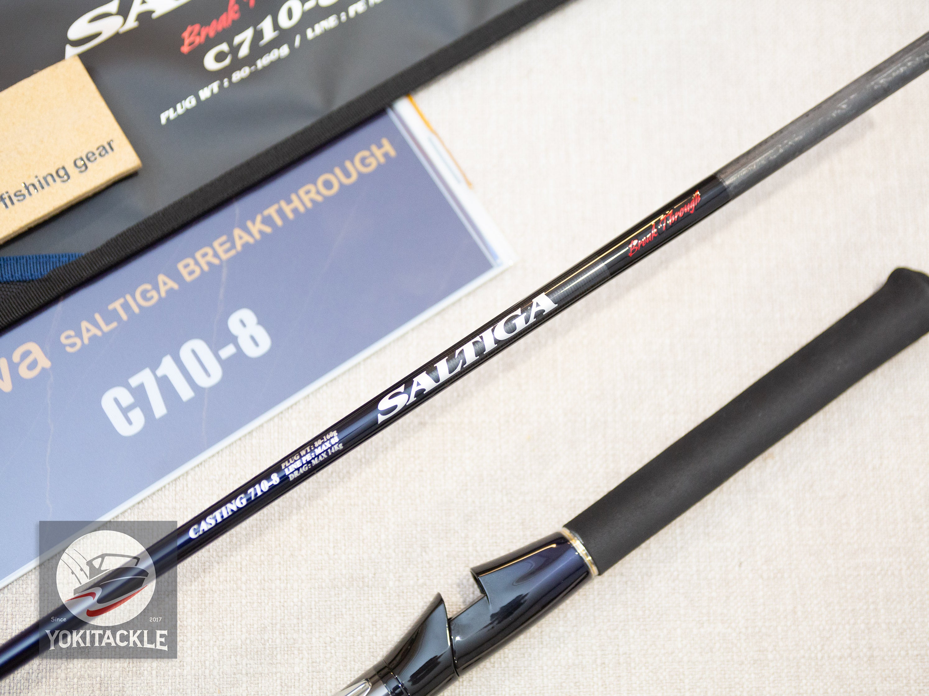 Daiwa 24 SALTIGA BREAKTHROUGH C710-8 Spinning Rod