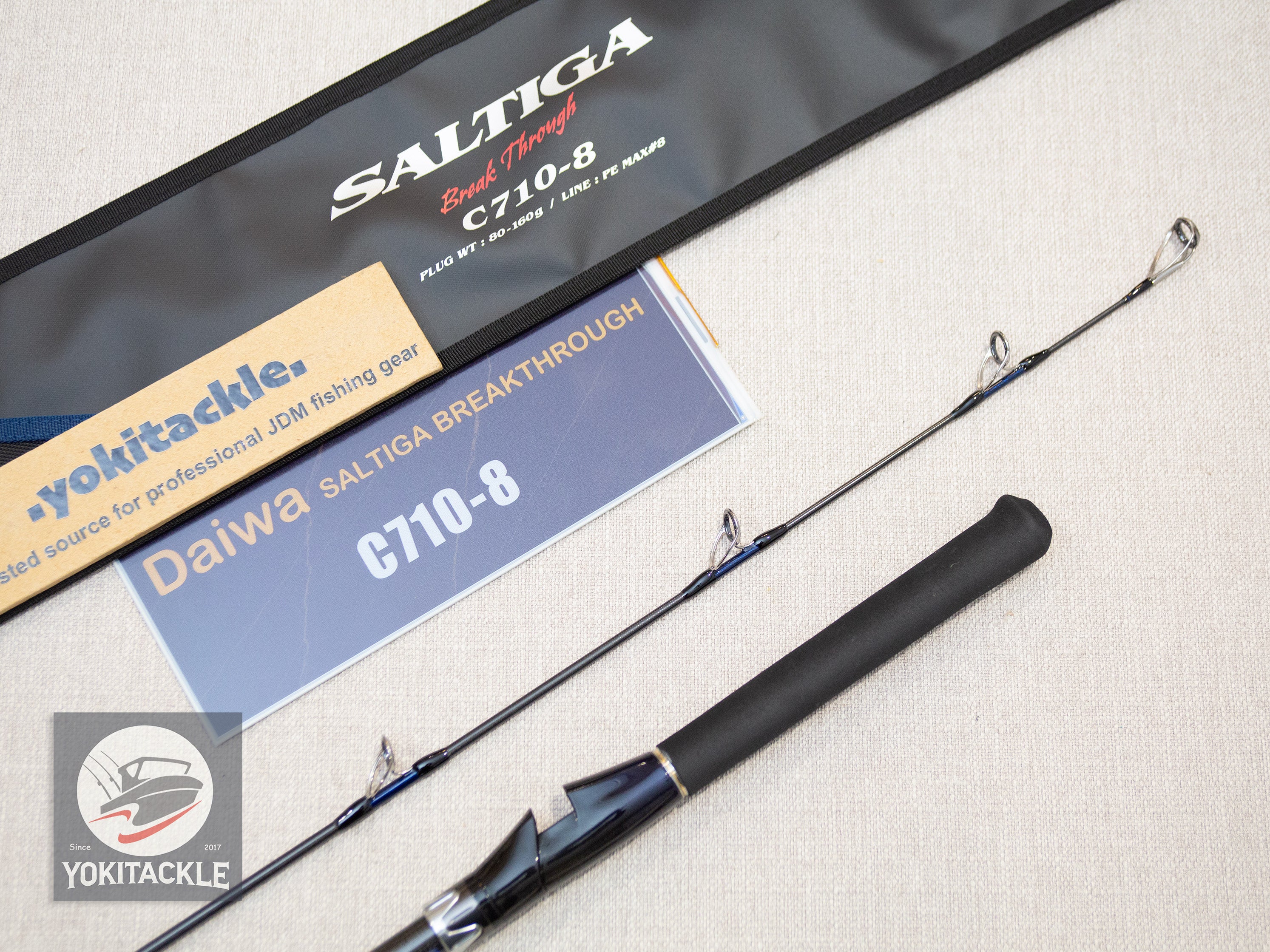 Daiwa 24 SALTIGA BREAKTHROUGH C710-8 Spinning Rod