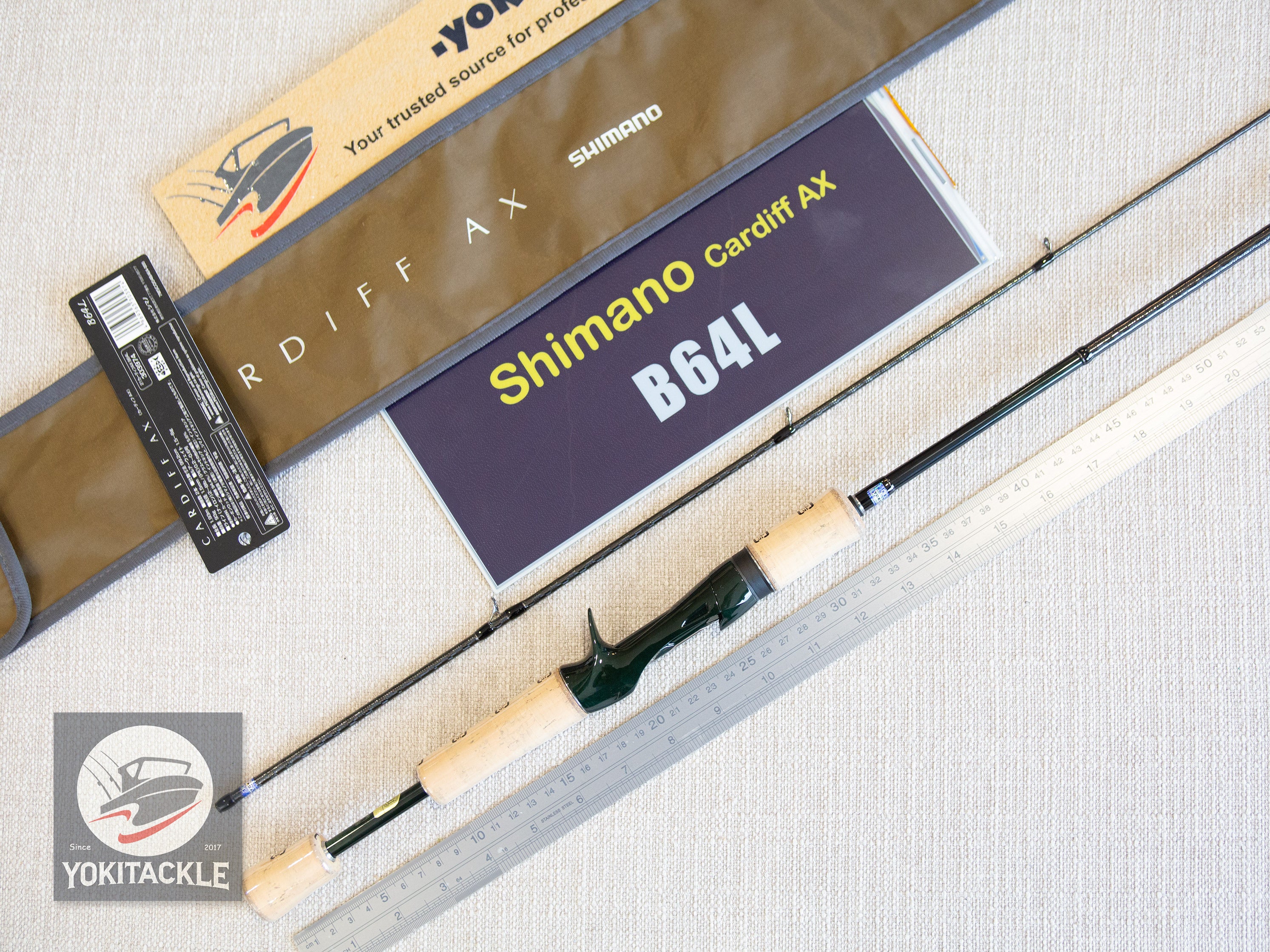 Shimano 21 Cardiff AX B64L Baitcasting Rod for Trout