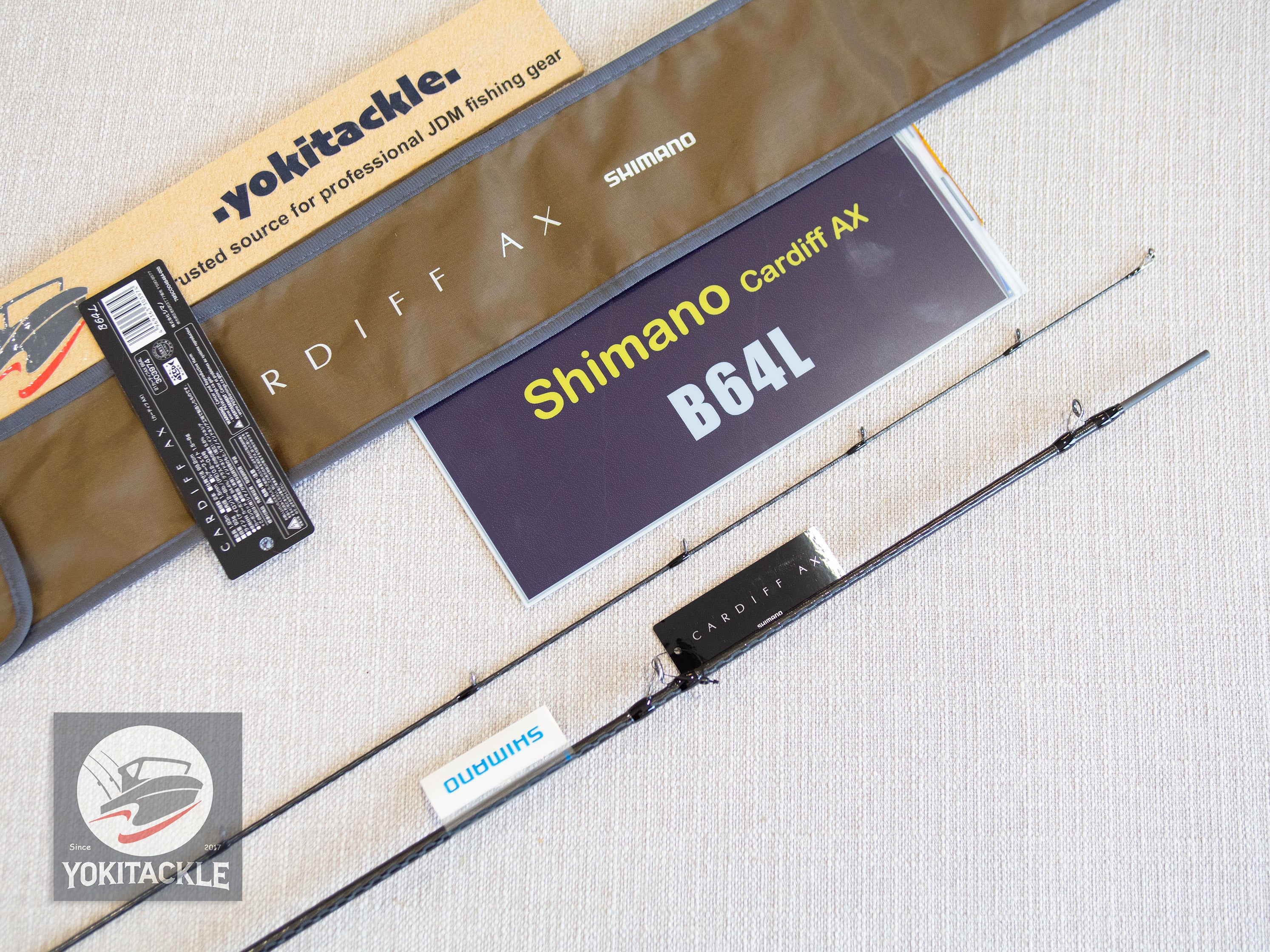 Shimano 21 Cardiff AX B64L Baitcasting Rod for Trout